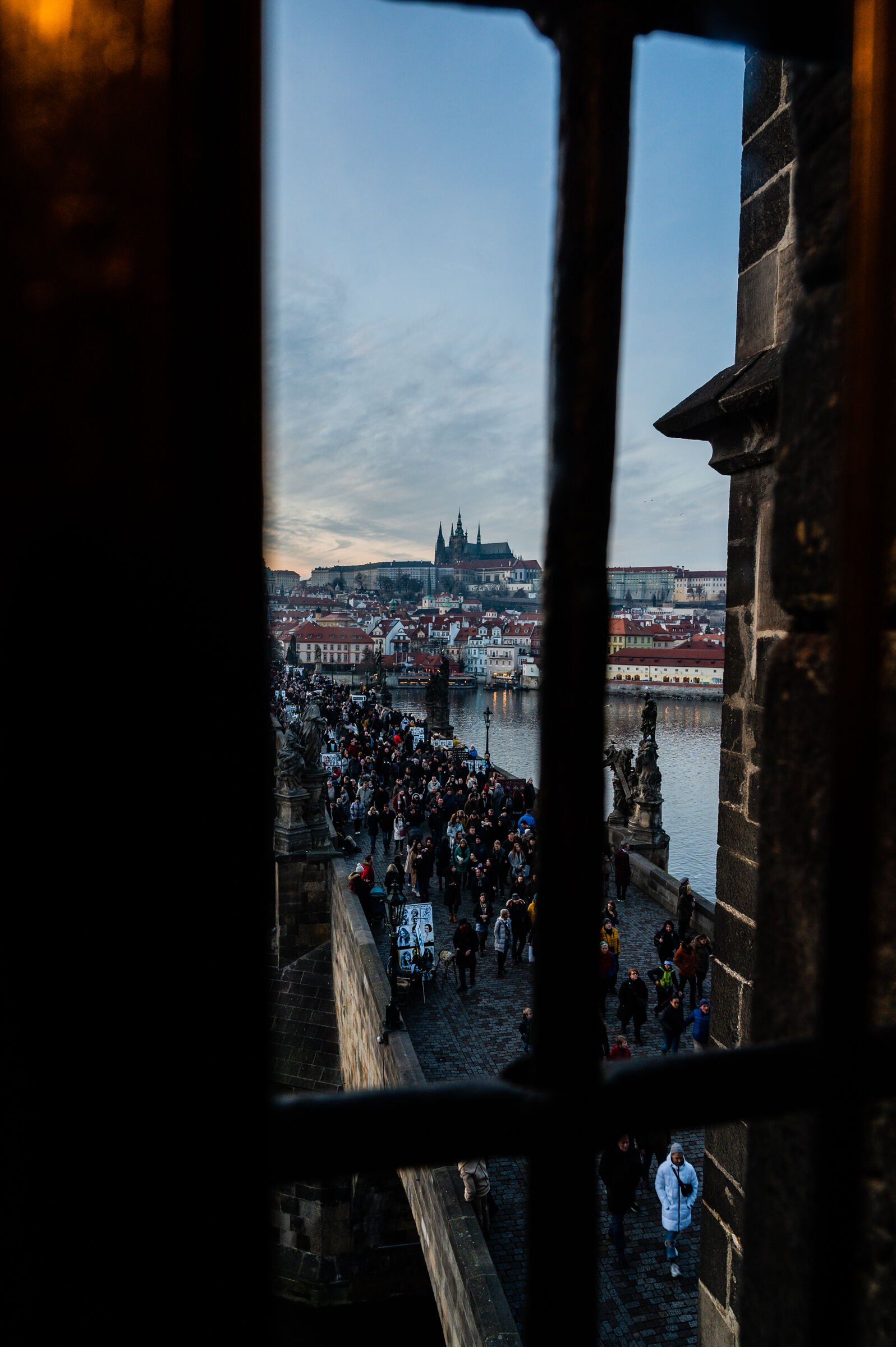Prague from Charles Bridge - 1