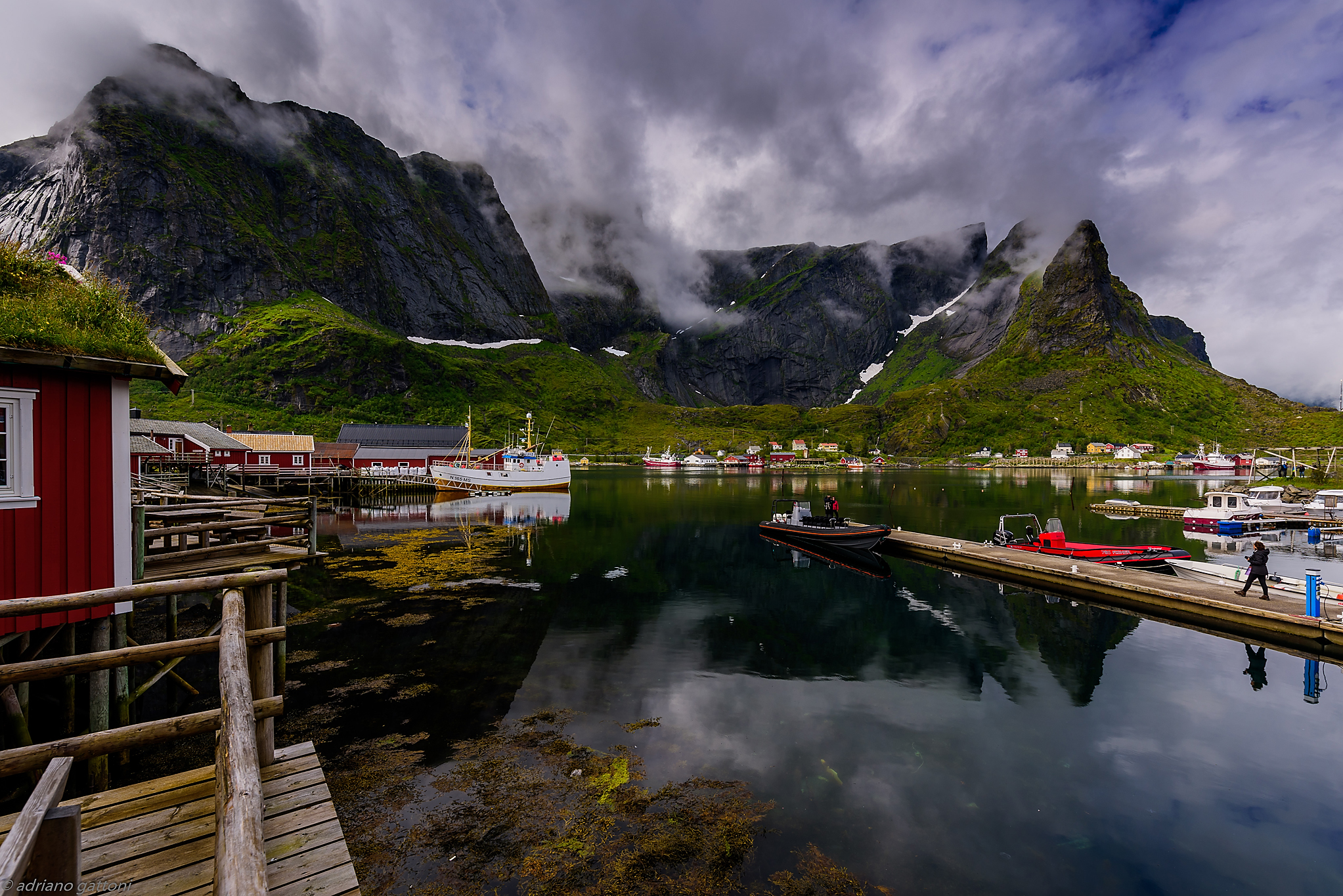 Lofoten Islands Reine Harbour