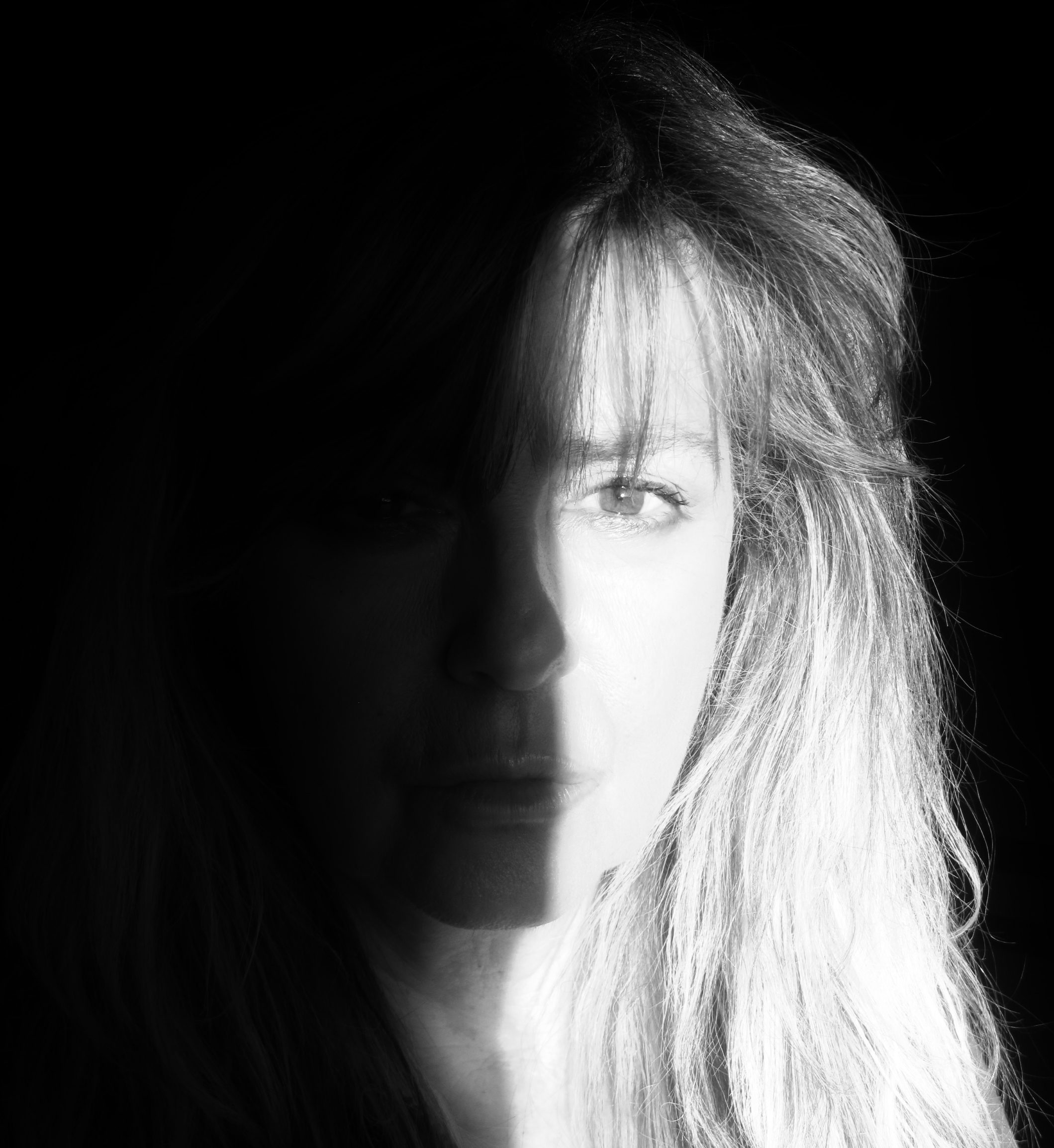 The dark side of a face