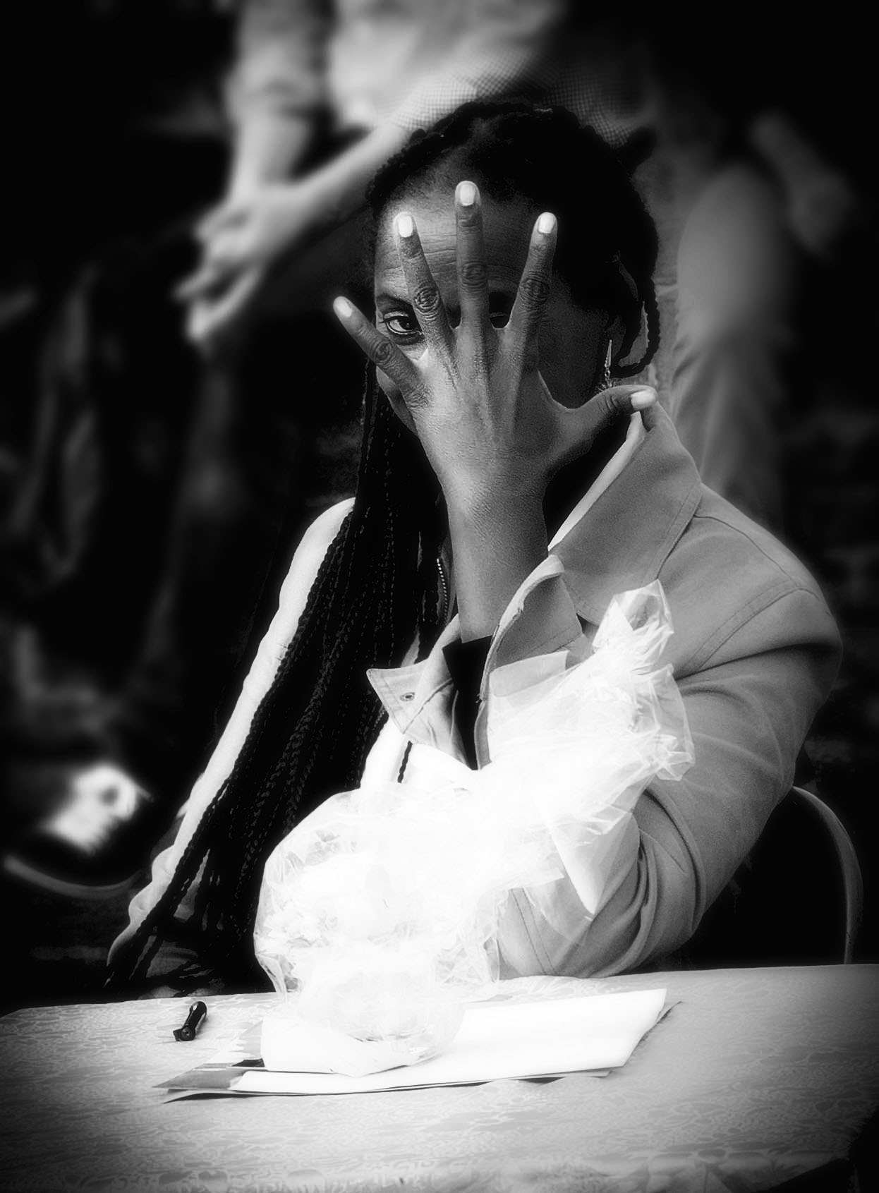 You can't hide anything. Strength is not having