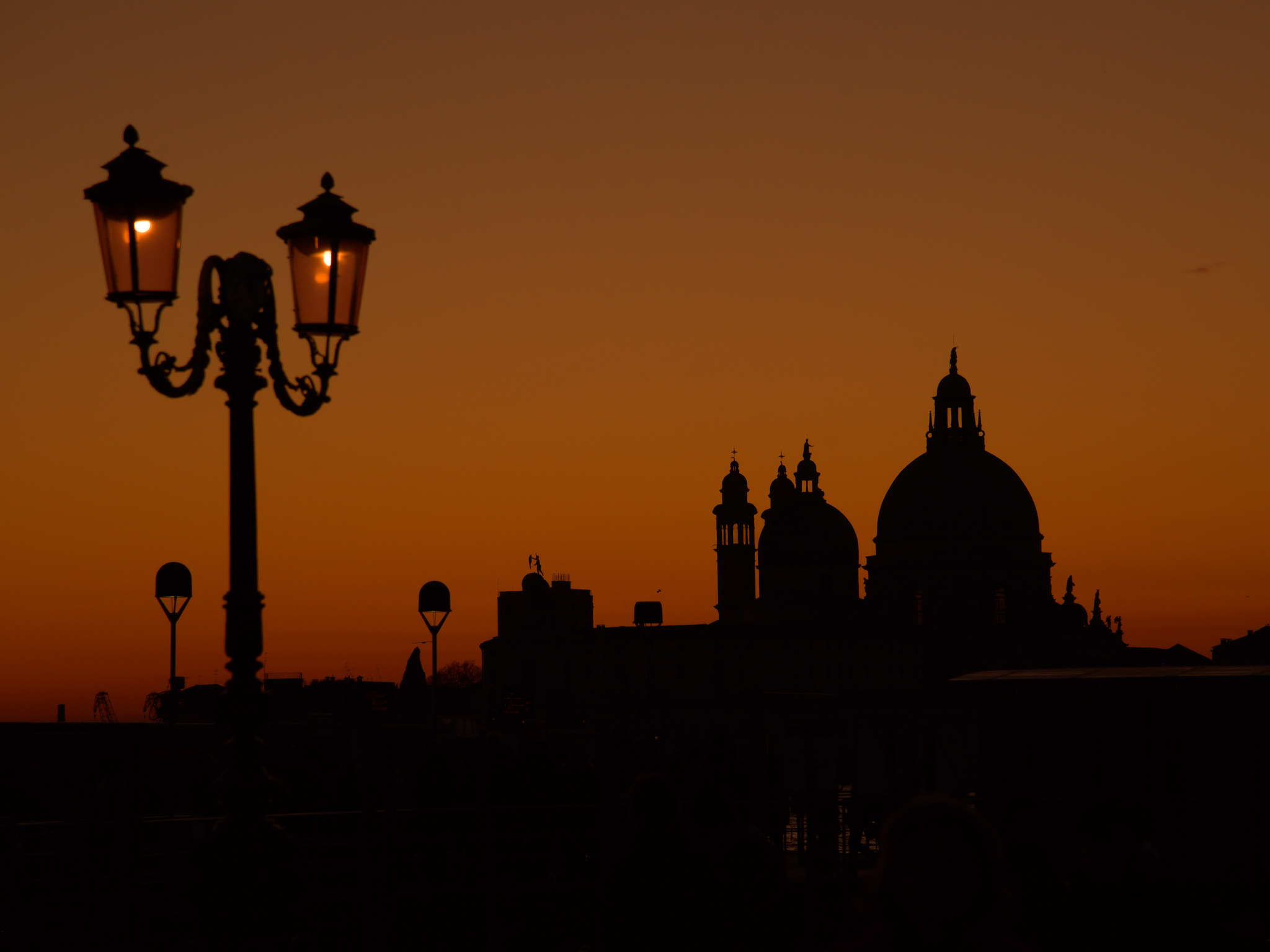 sunset in Venice