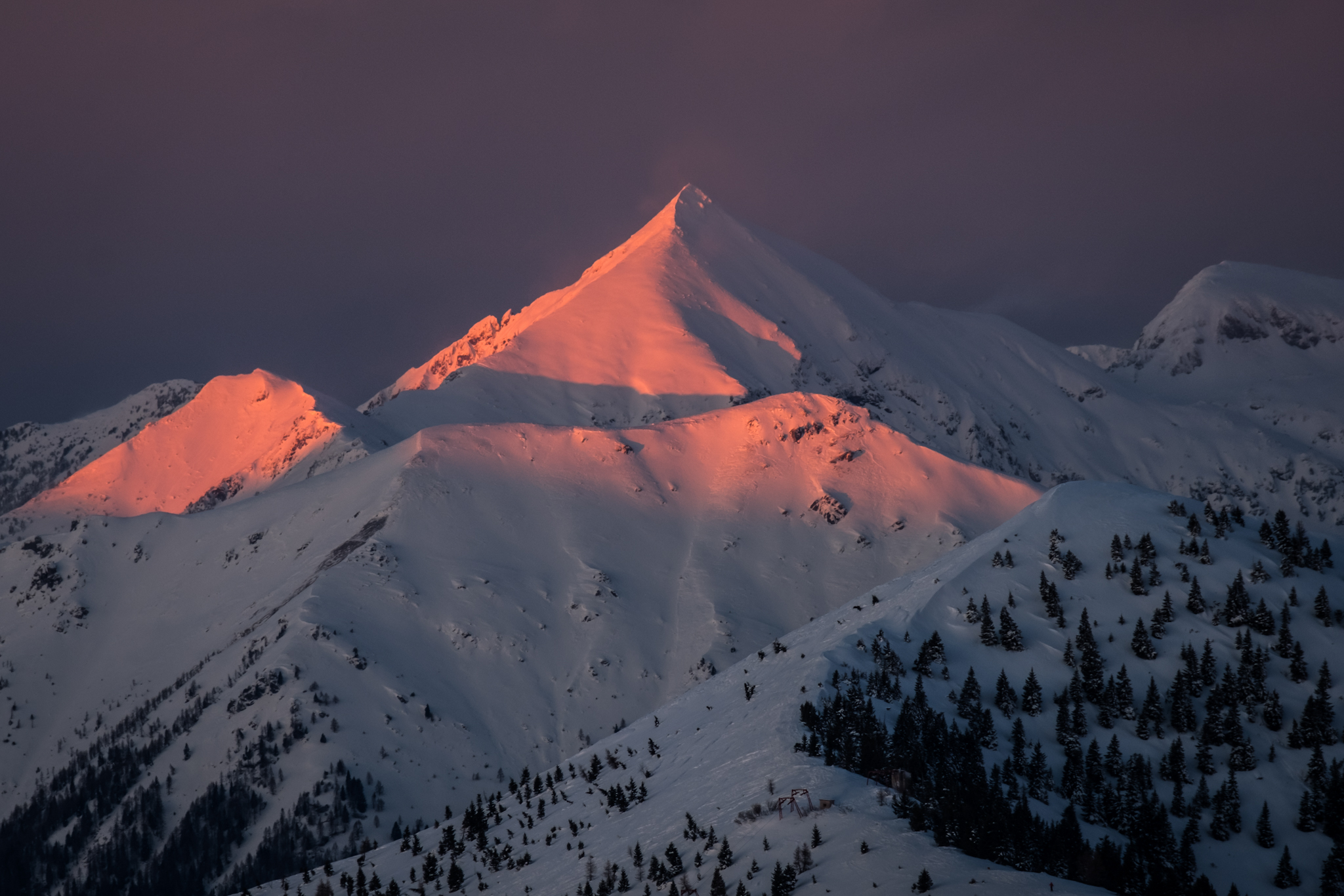 Tramonto sui Lagorai