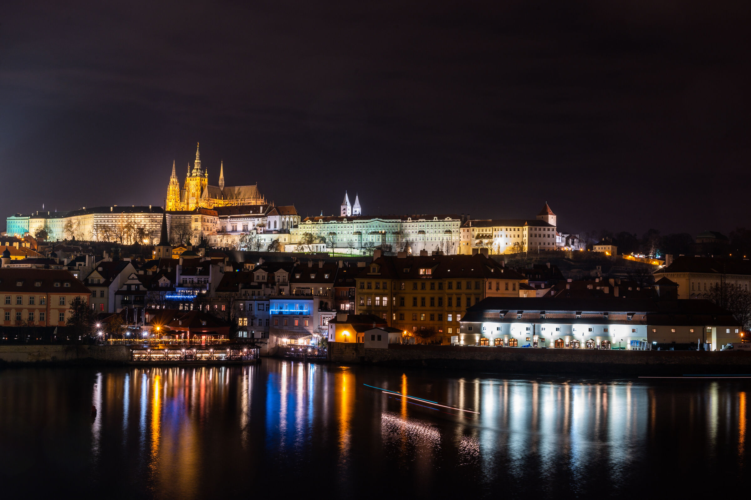 Prague by night