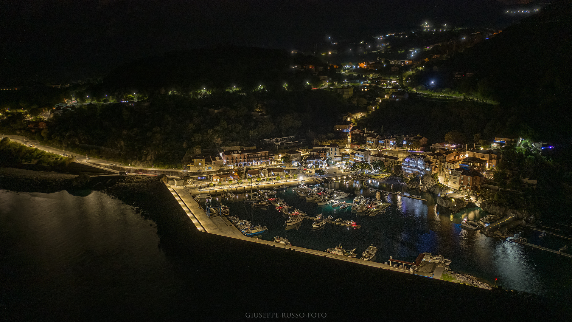 Air of the port of Maratea