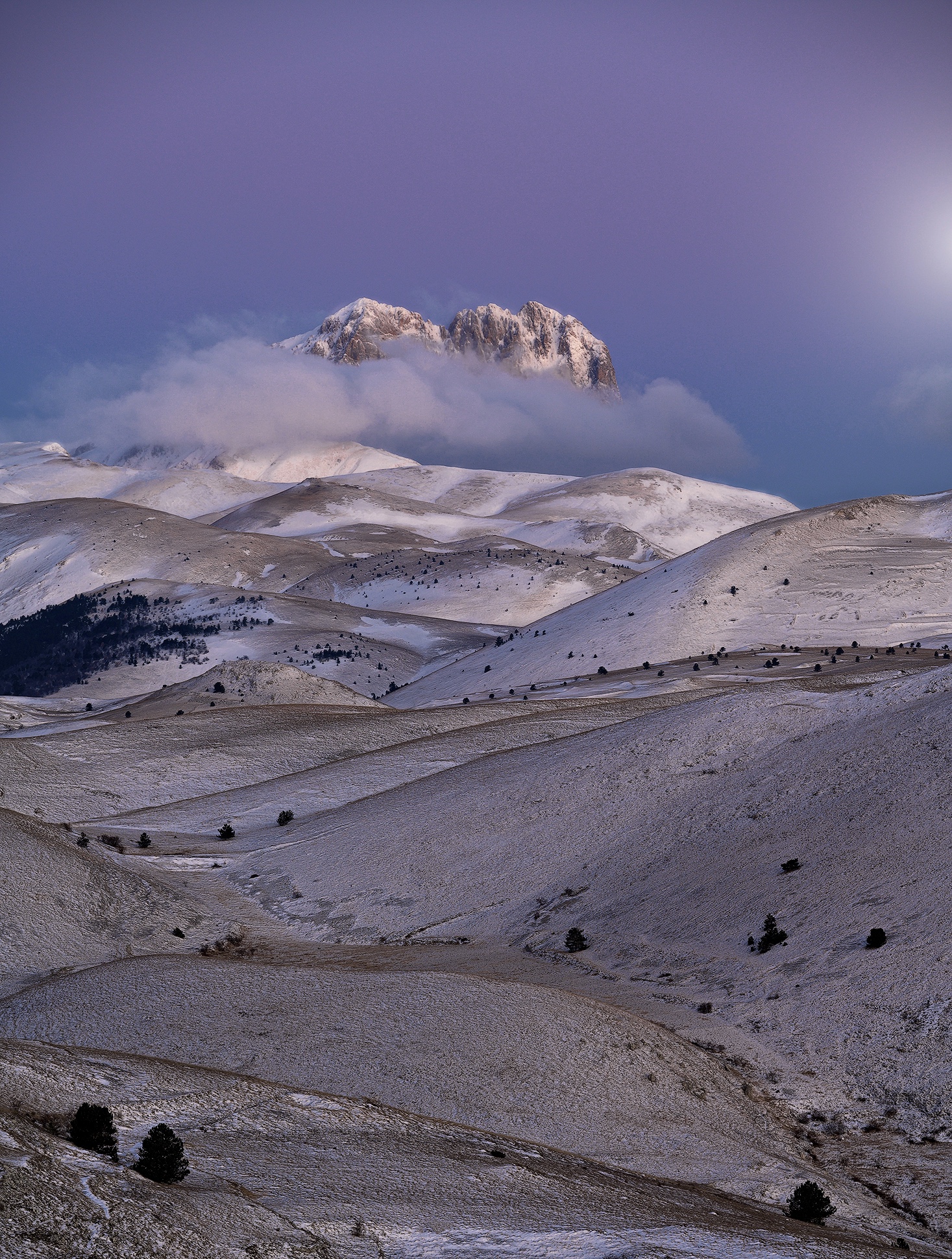 Alba sul Corno del Gran Sasso