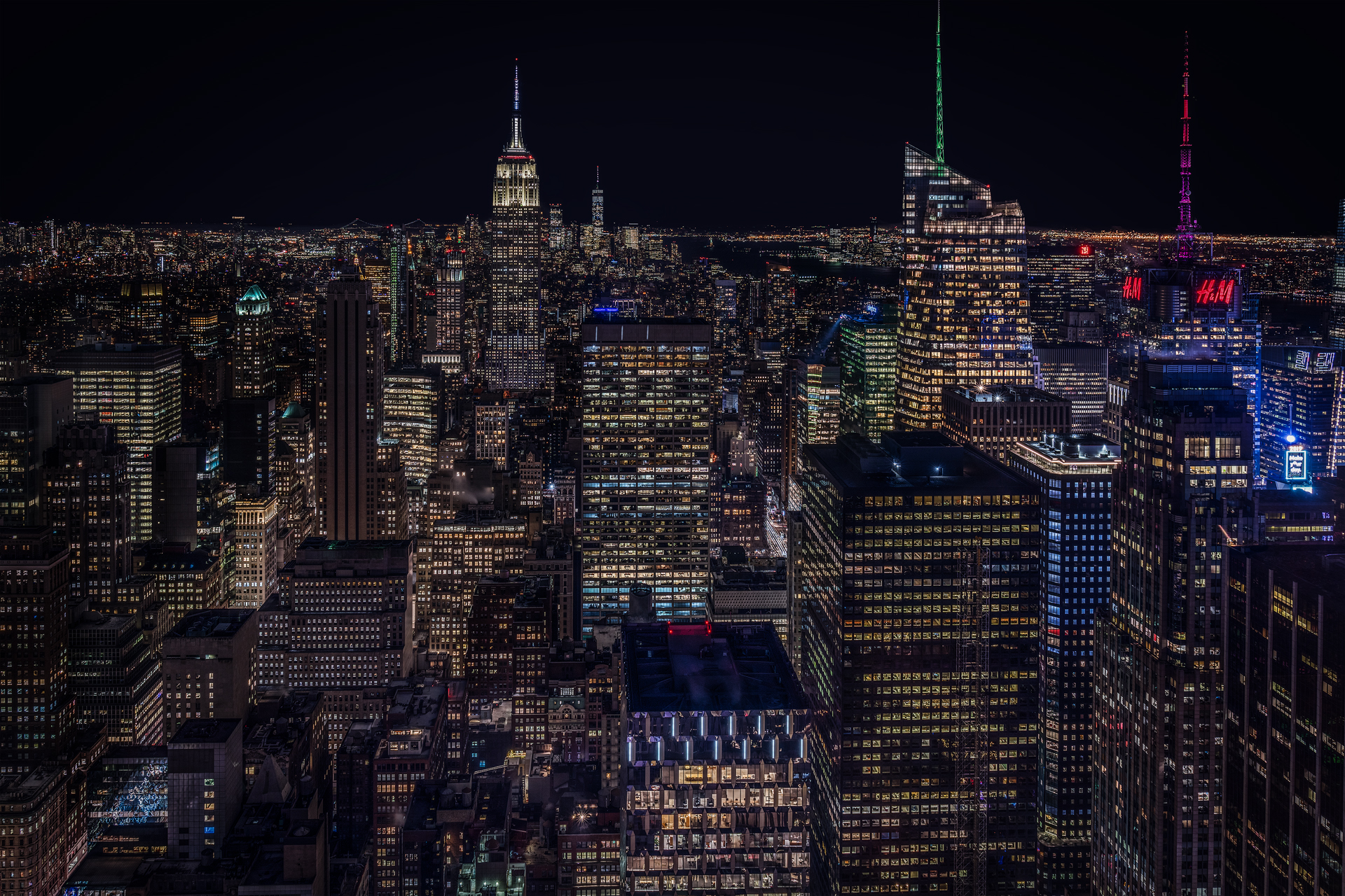 from the top of the rock