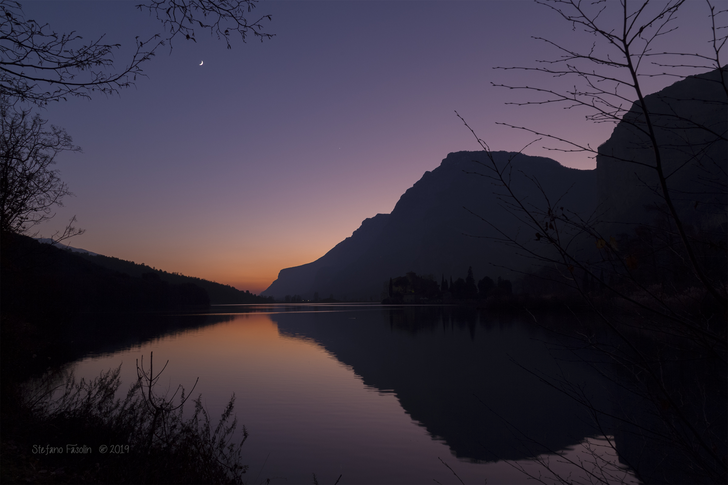 Lights up in the evening