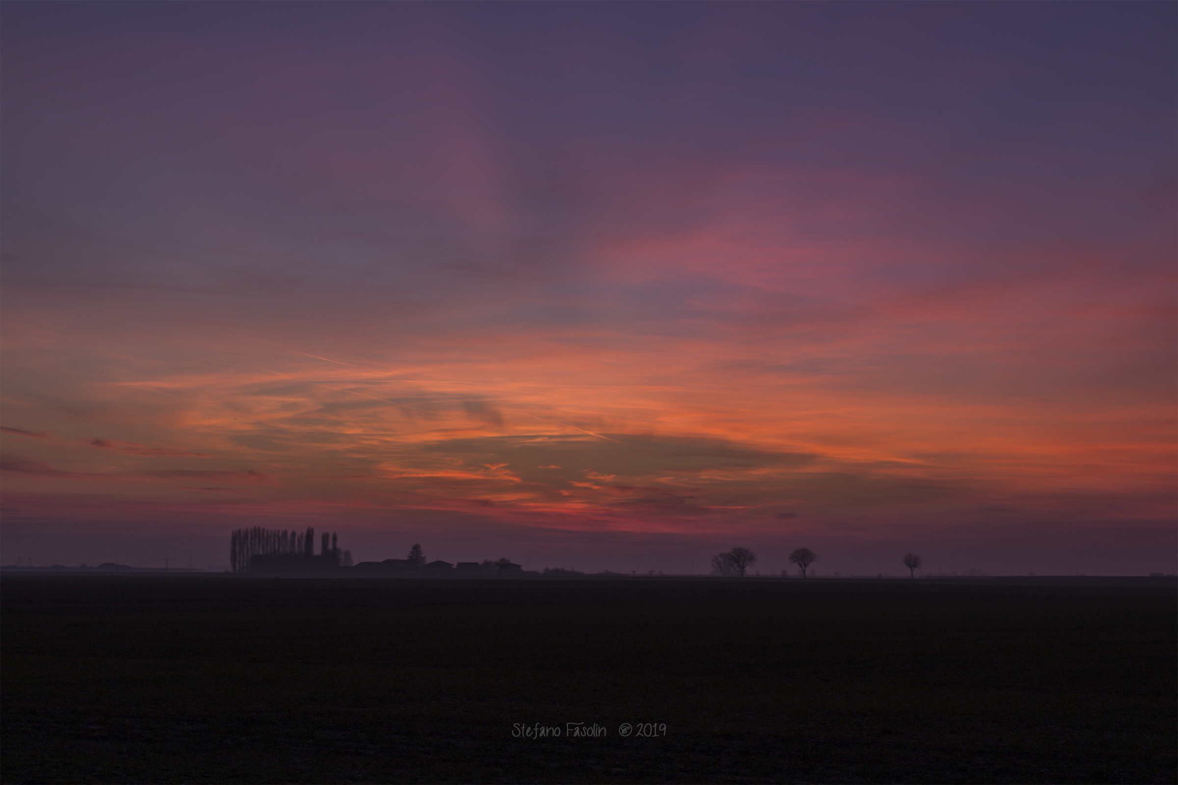 The last sunset of 2019