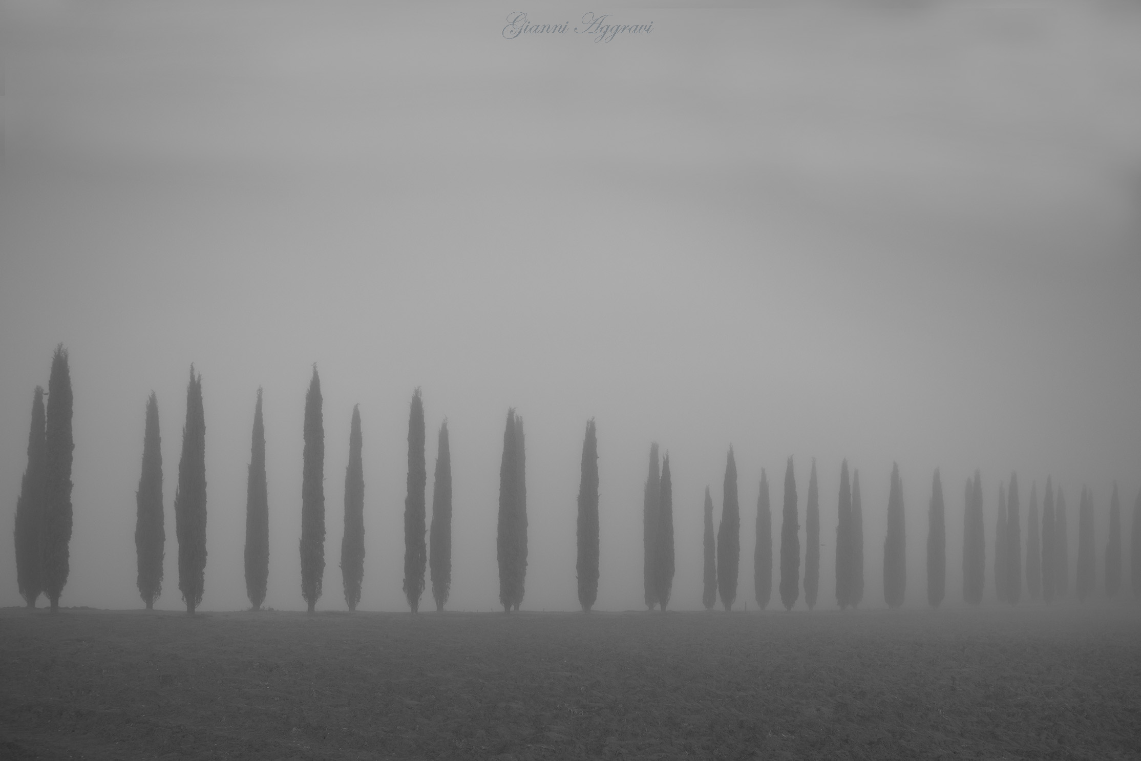 At first, it's no more than a haze on the horizon. (From