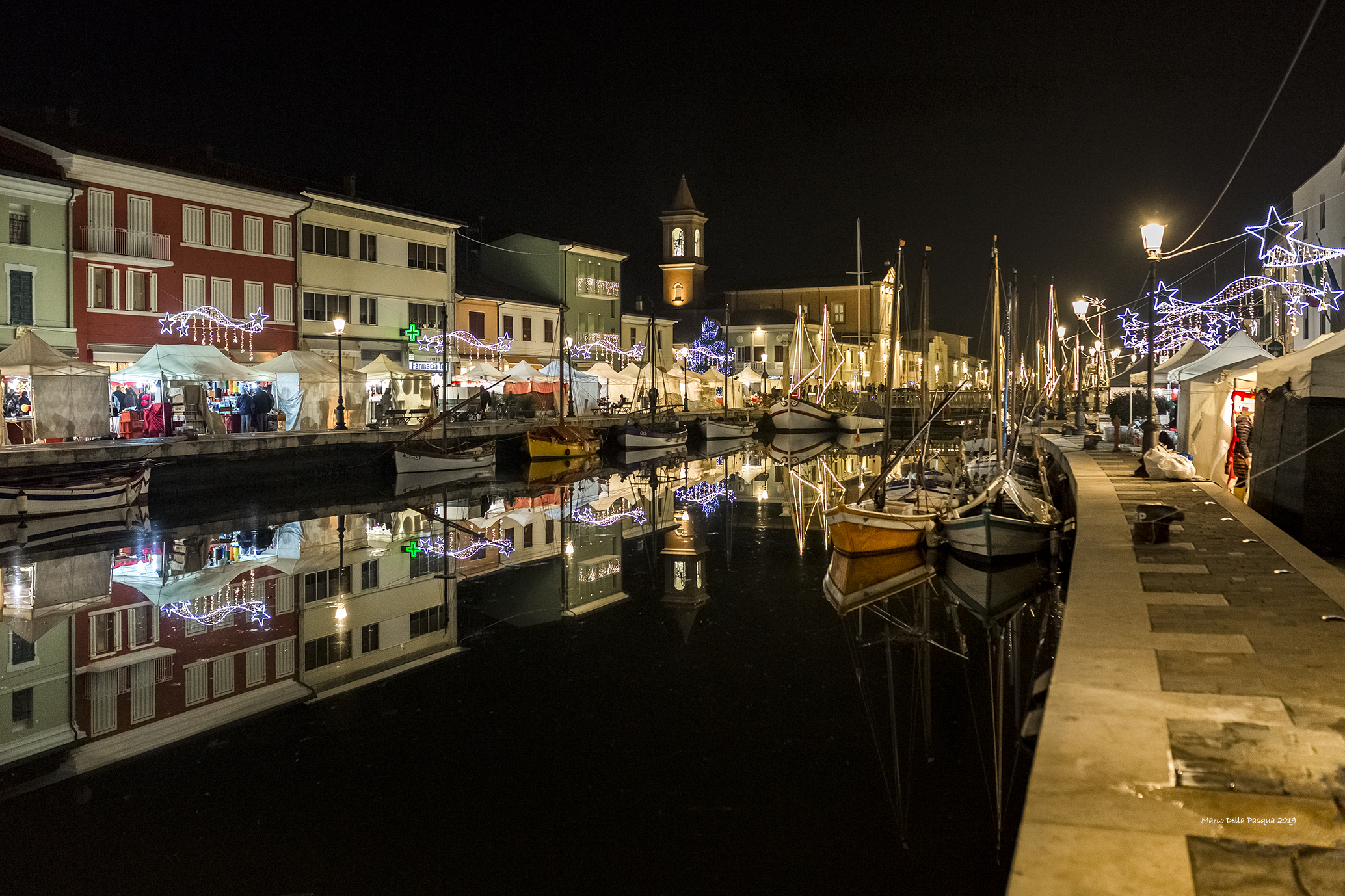 Cesenatico, evening of celebration on the Channel