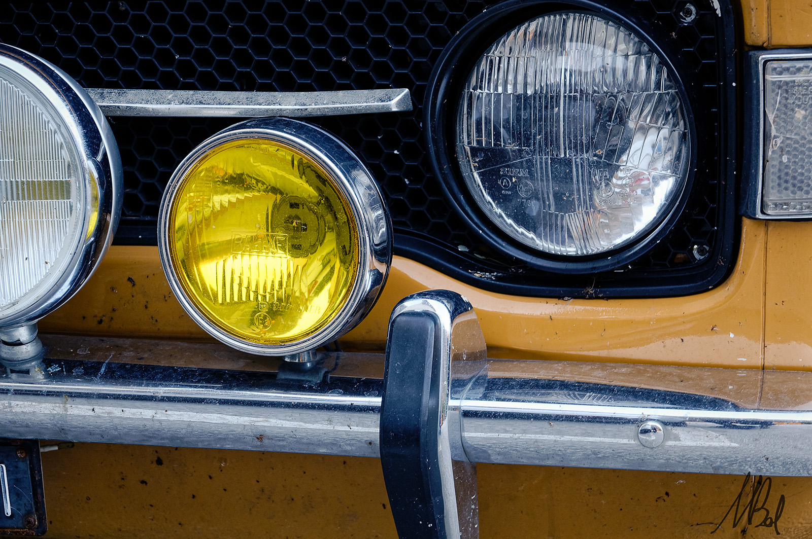 Two yellows - Fiat 128, 1st series,1969