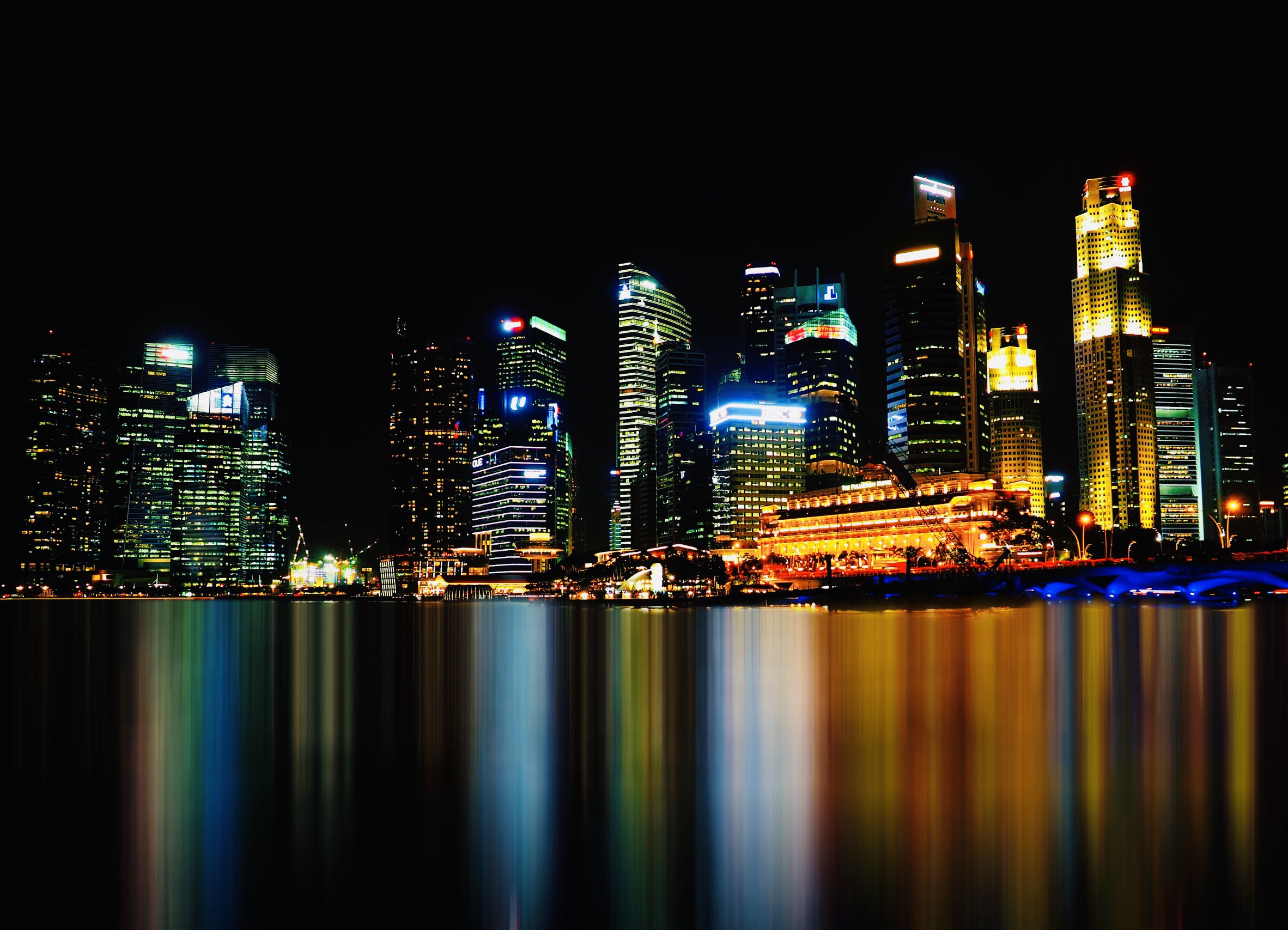 Singapore by night