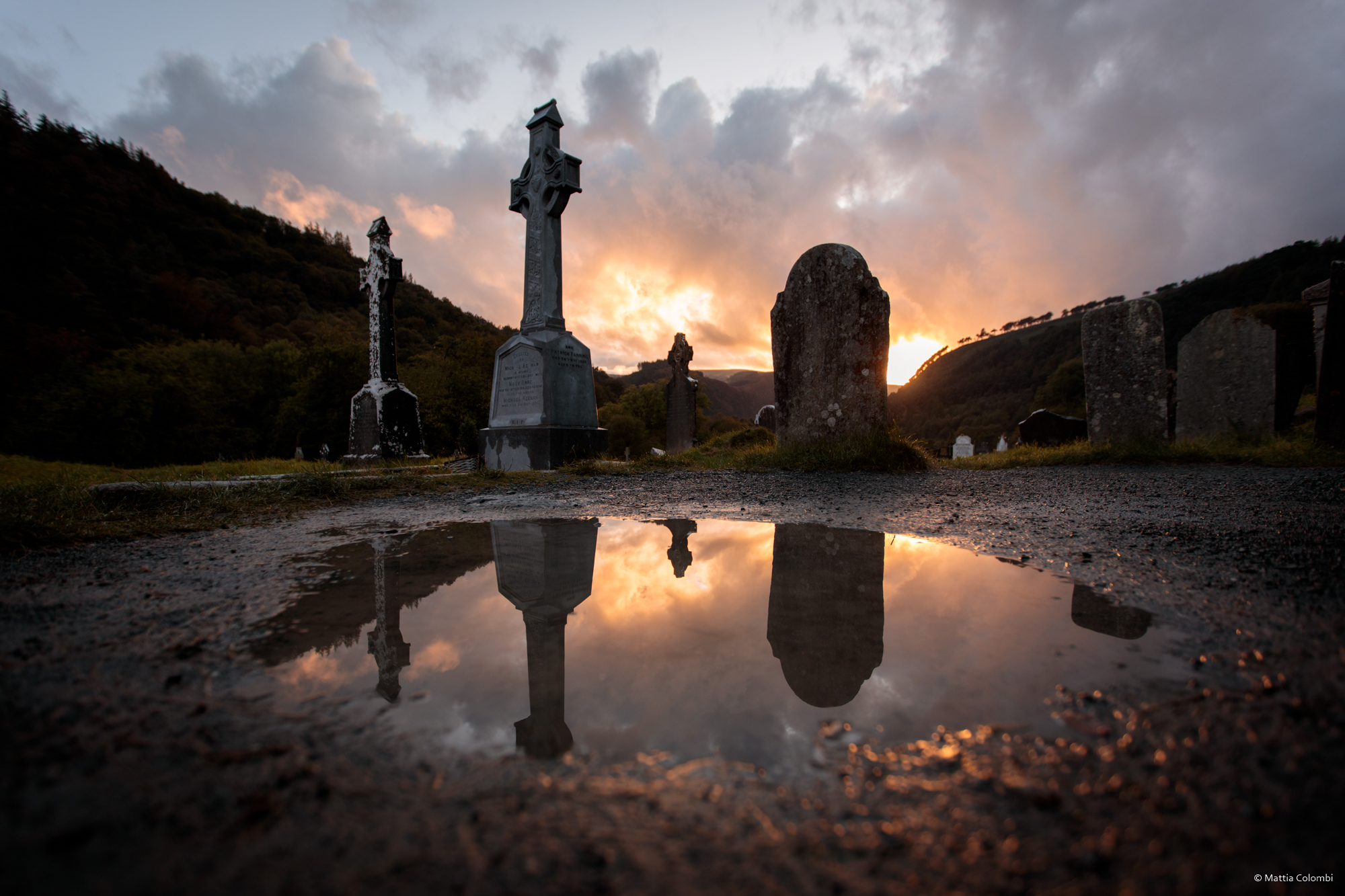 Glendalough Graveyard