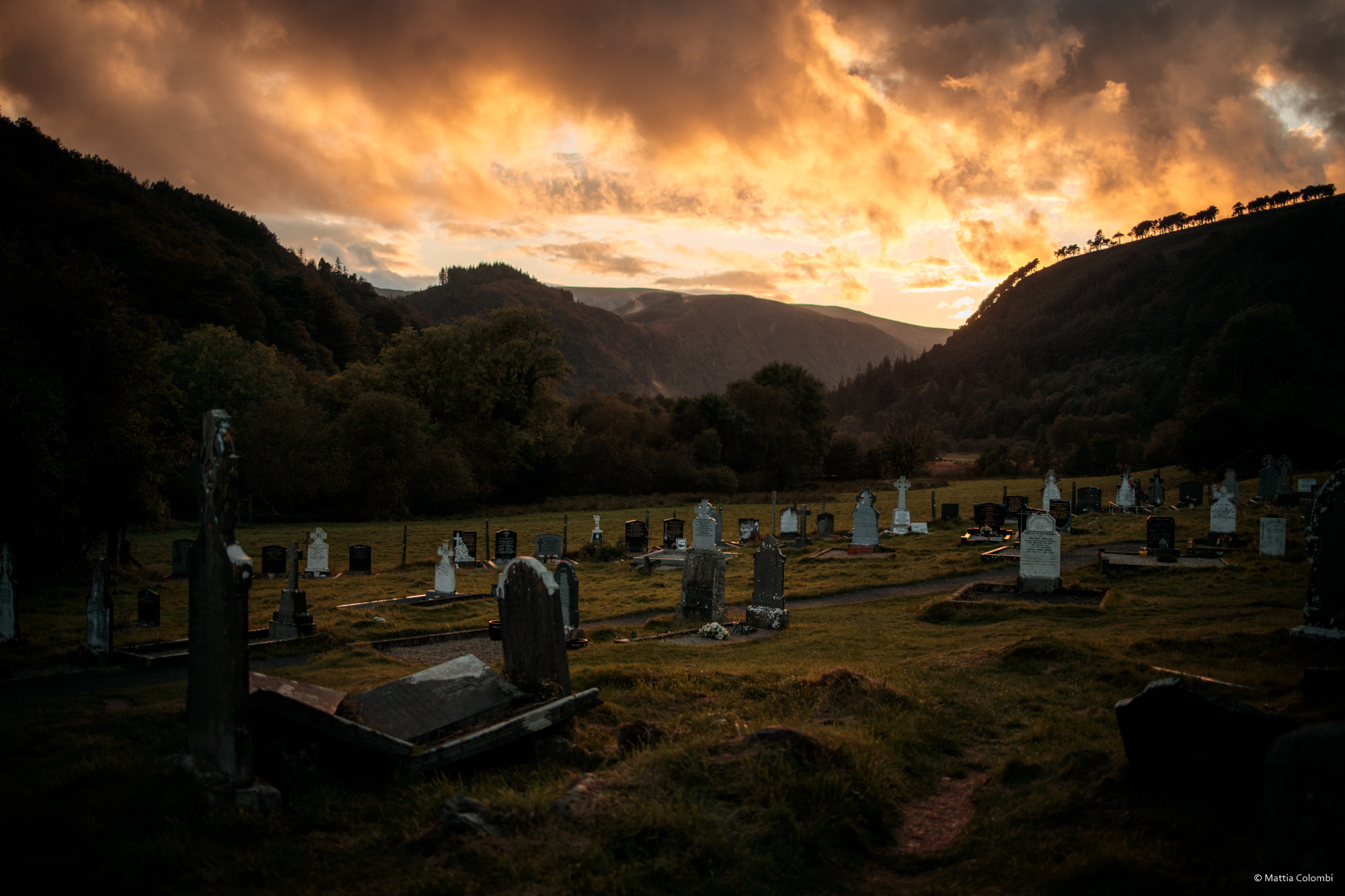 Glendalough Graveyard
