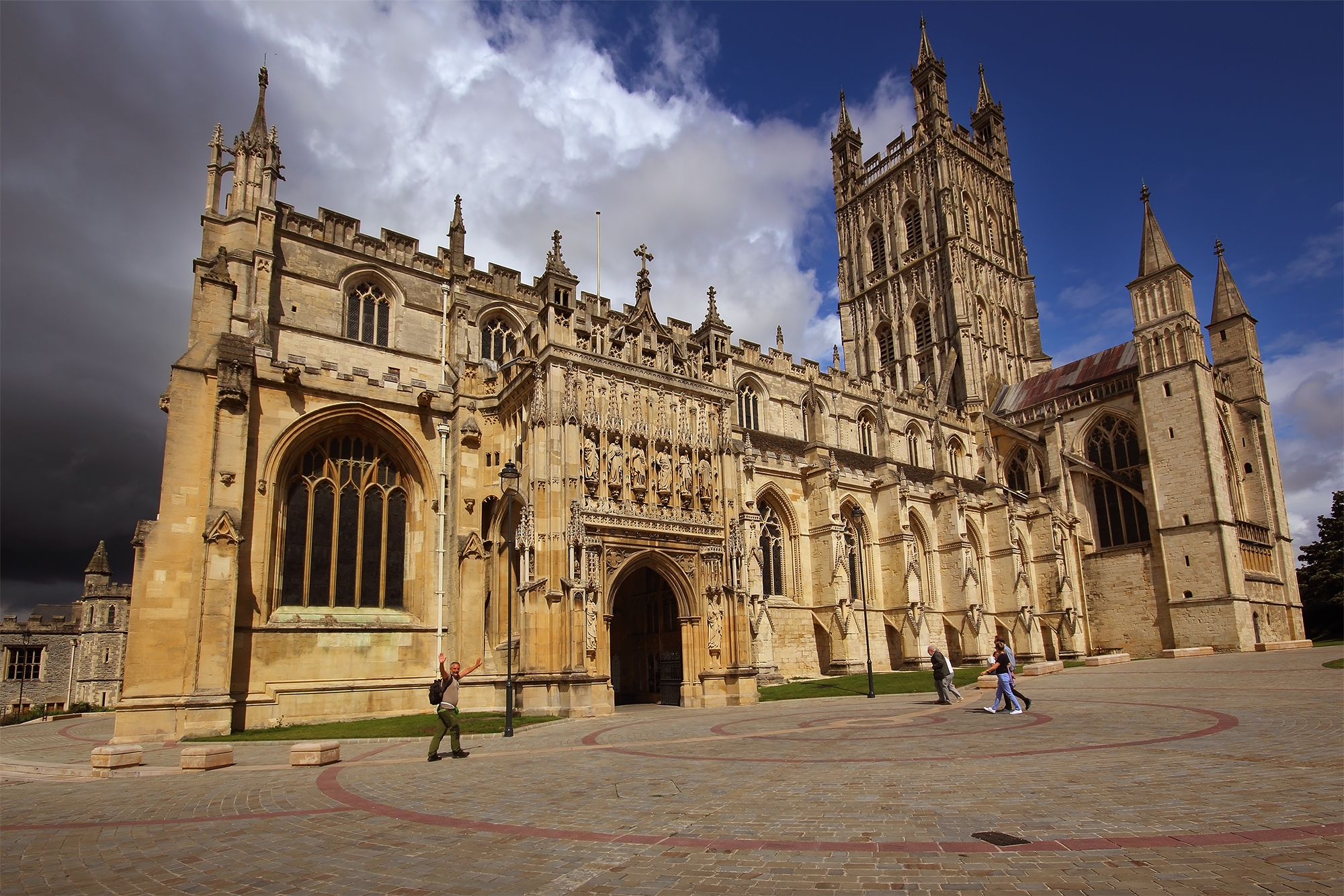 hurrah the Gloucester cathedral