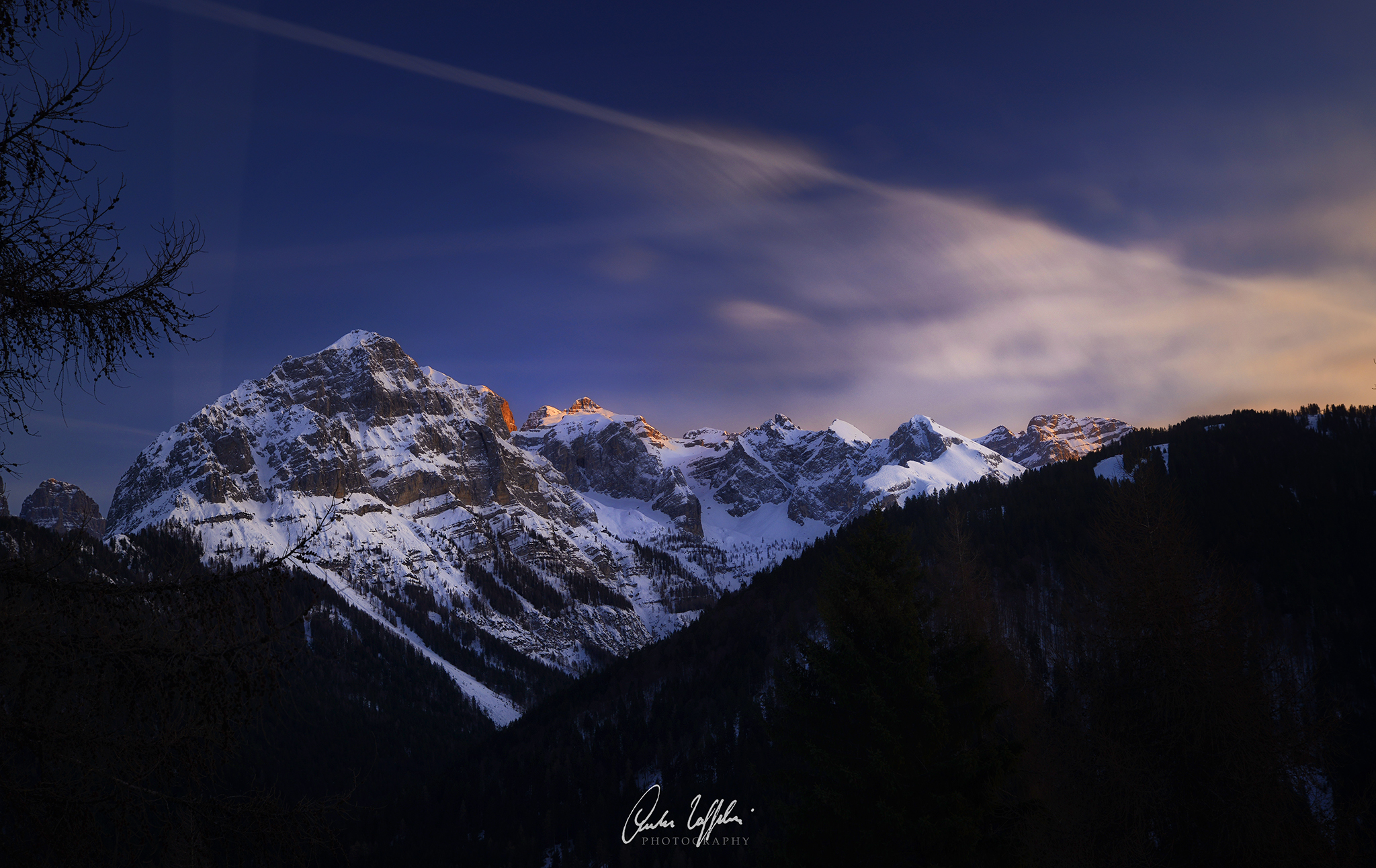 Brenta Dolomites at sunset