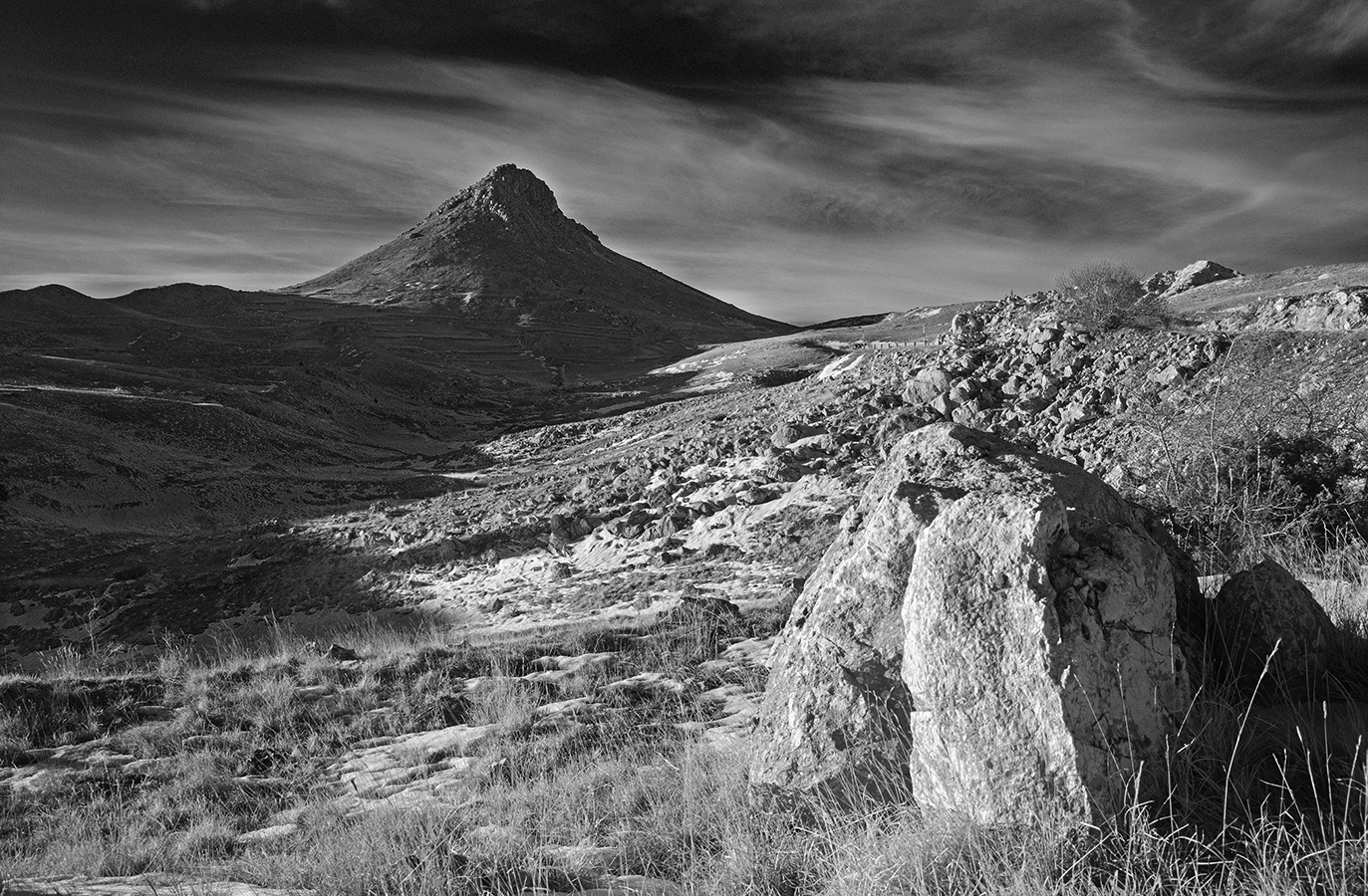 La piramide del monte Bolza