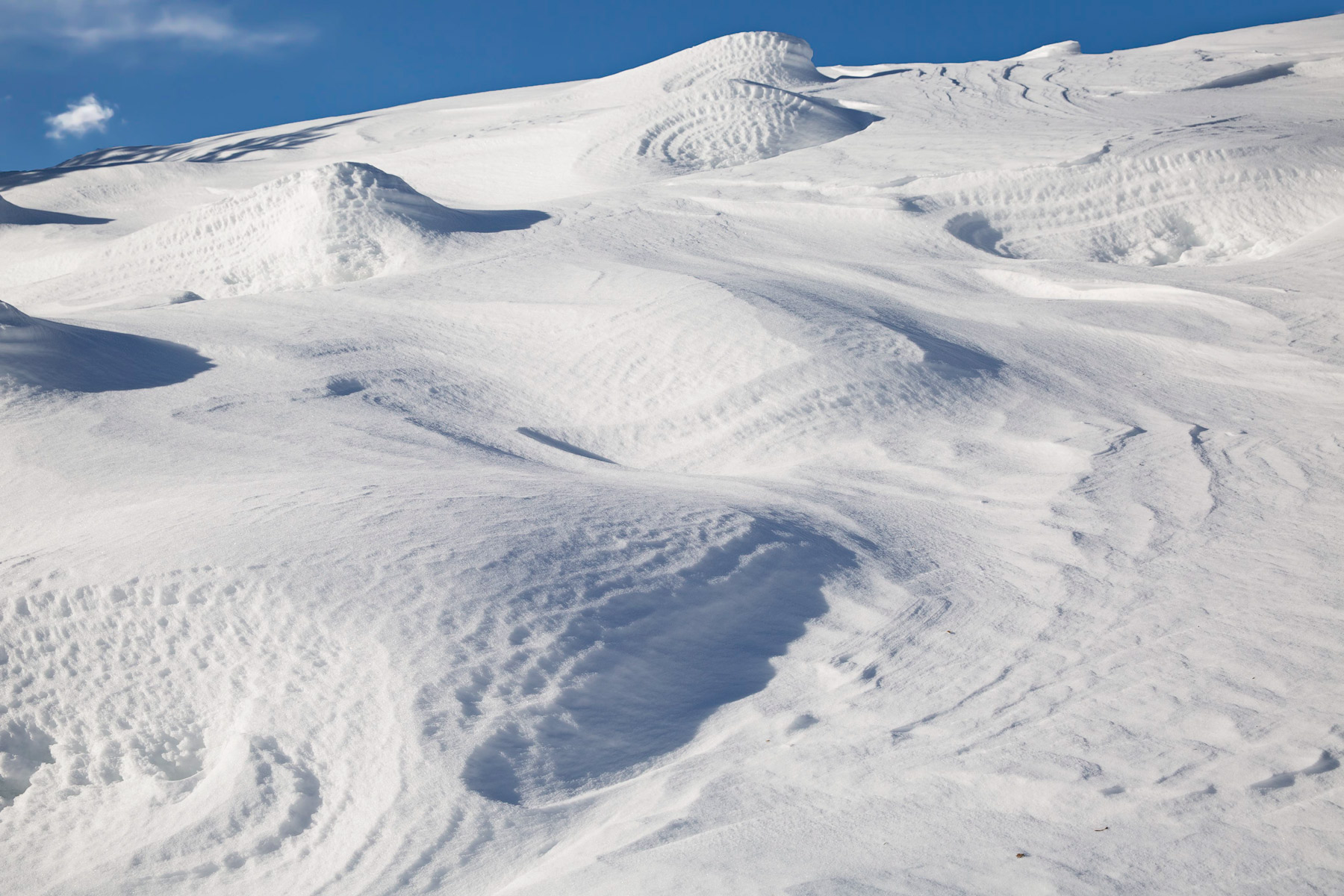 Like a lunar landscape