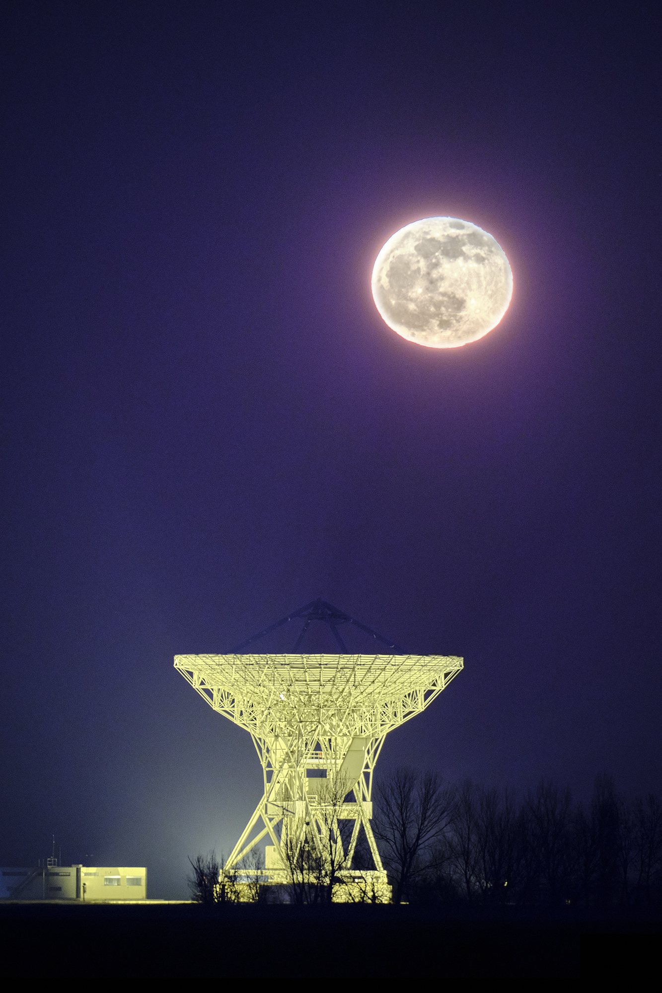 Radio telescope of Medicine