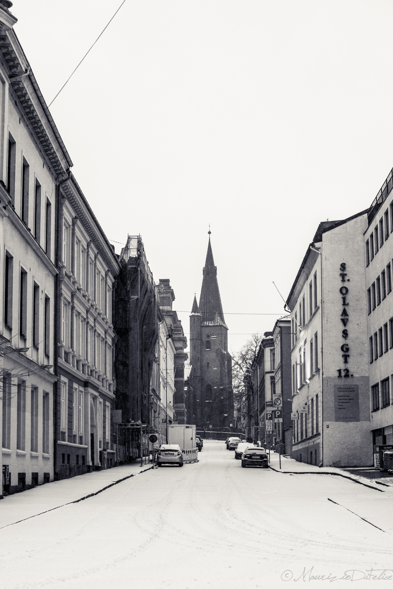 first snow in the city