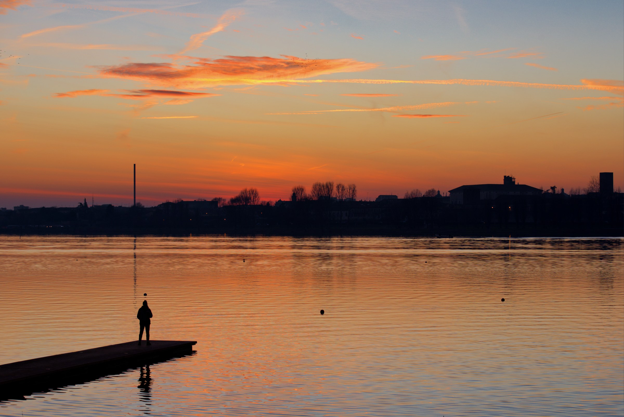 Watching the sunset...