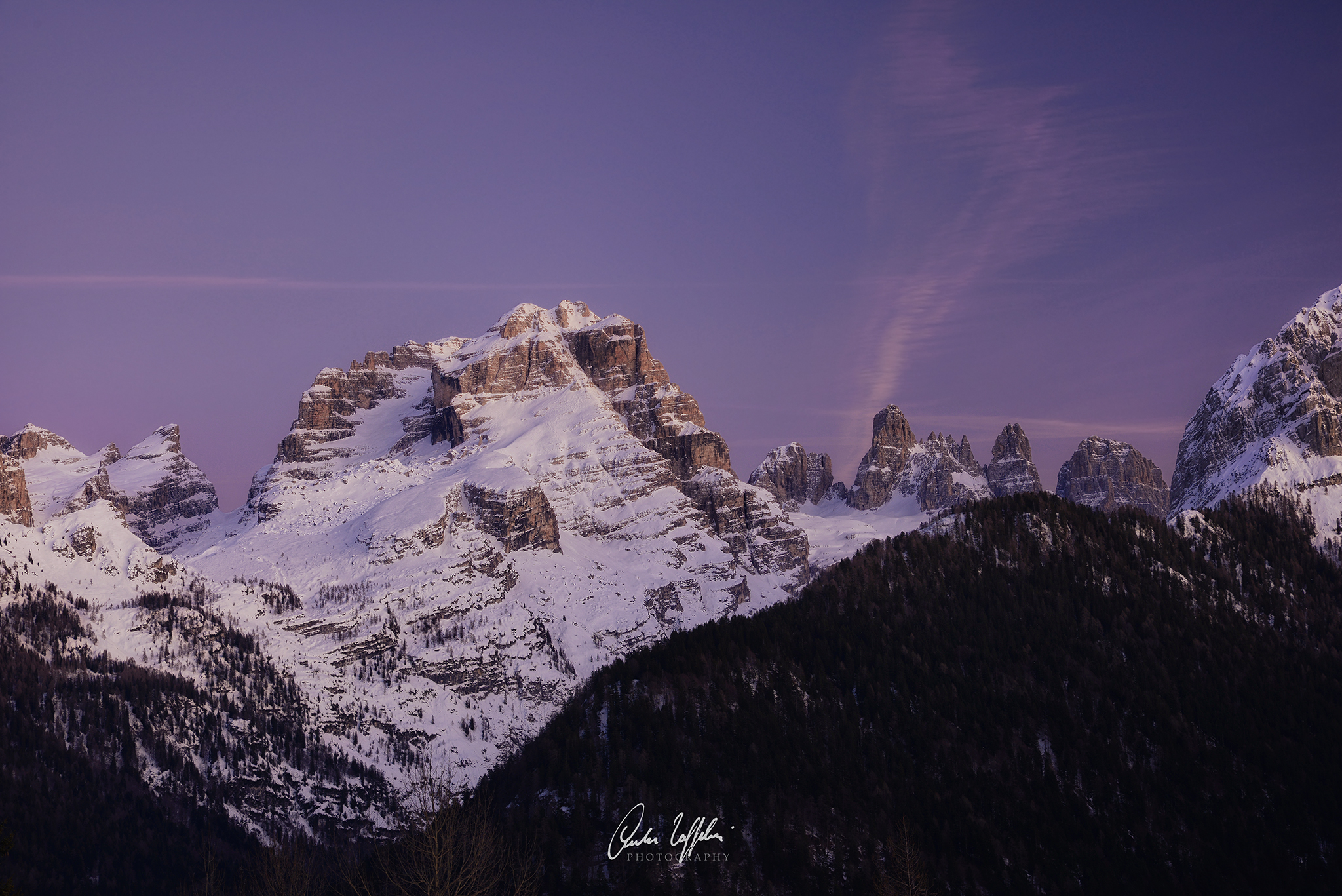 A few minutes after sunset