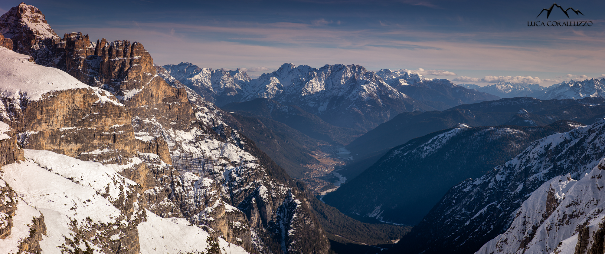 view from the auronzo shelter