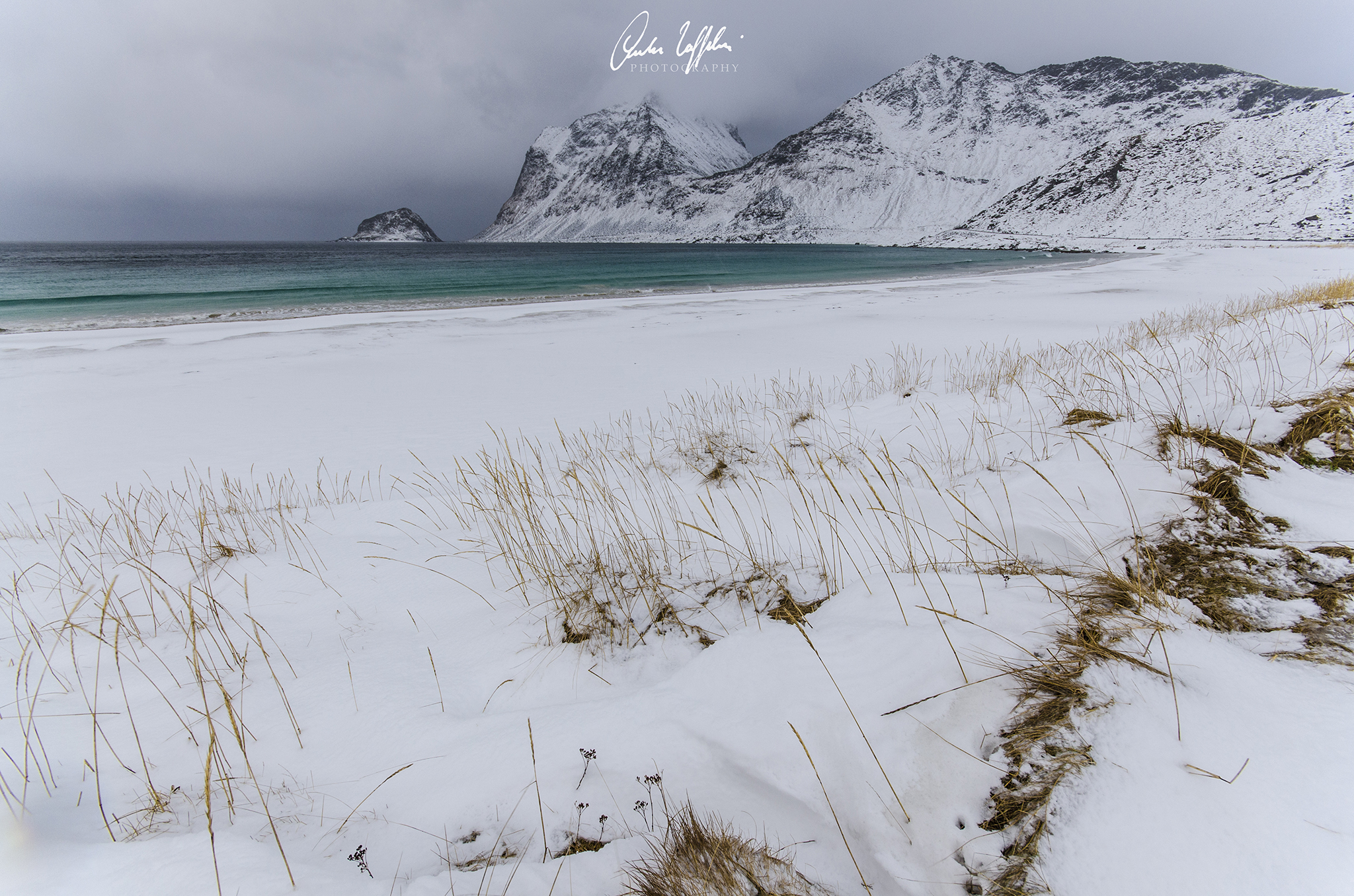 La spiaggia di Hauklandstranda