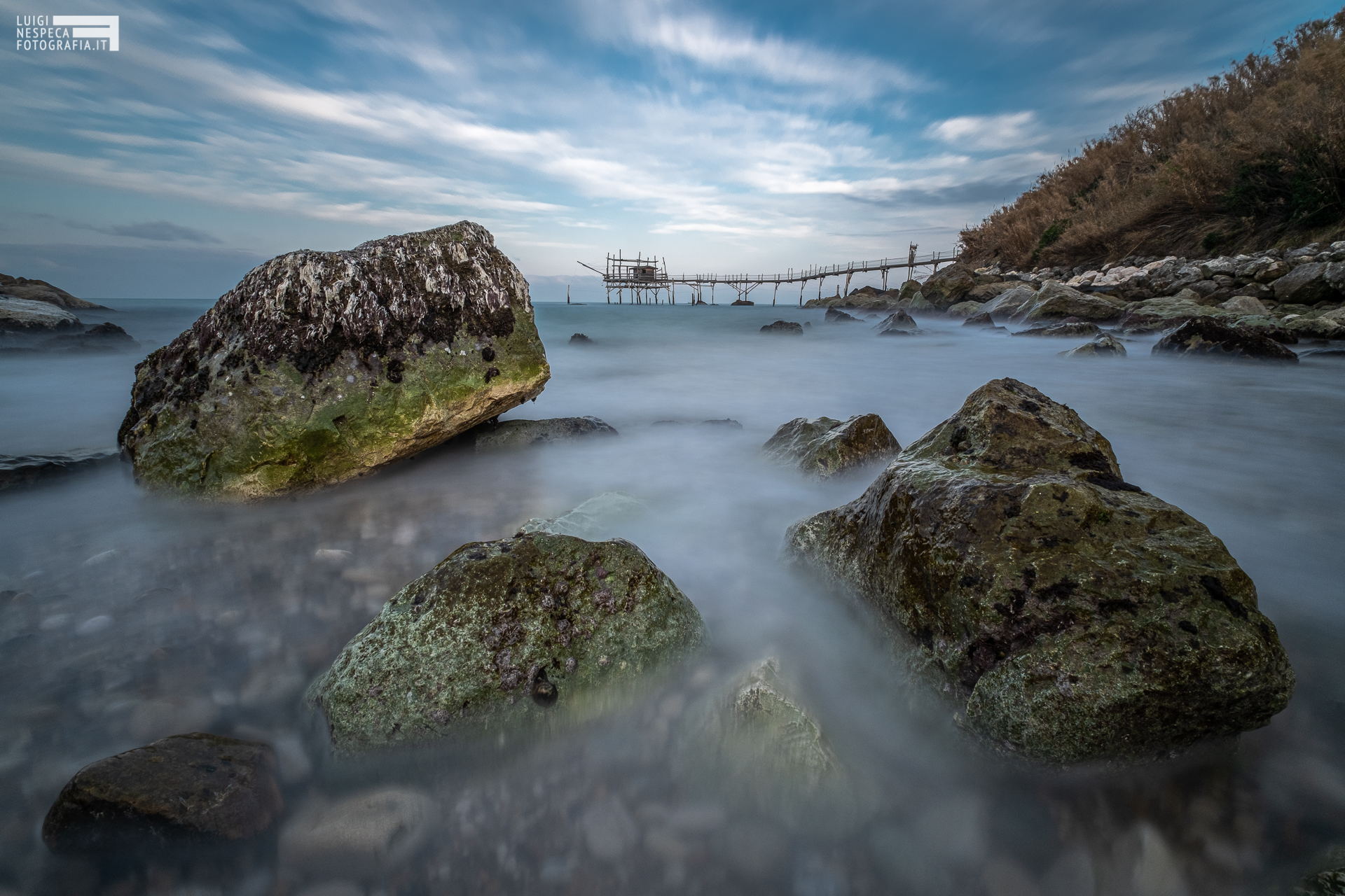 Lunga esposizione al Trabocco Turchino