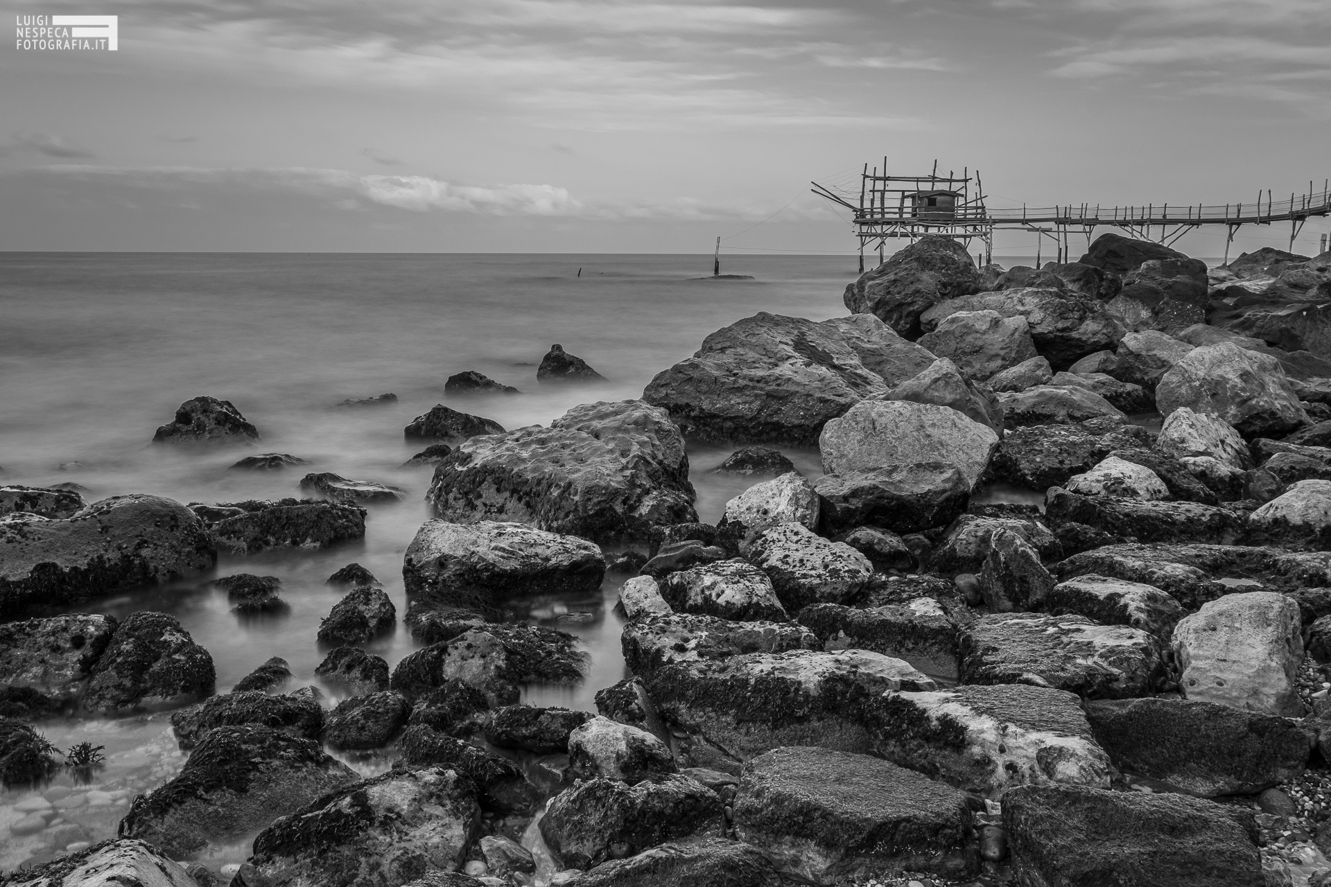Lunga esposizione al Trabocco Turchino