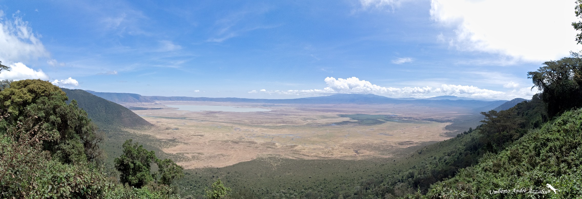 Wide Ngorongoro crater