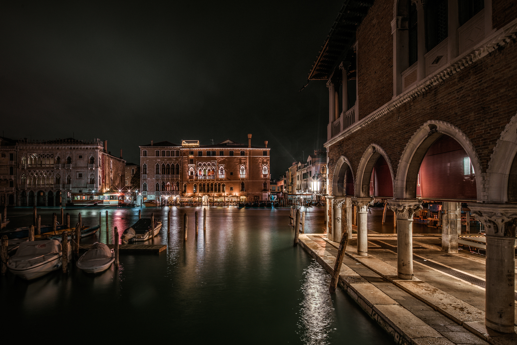 Venice by night
