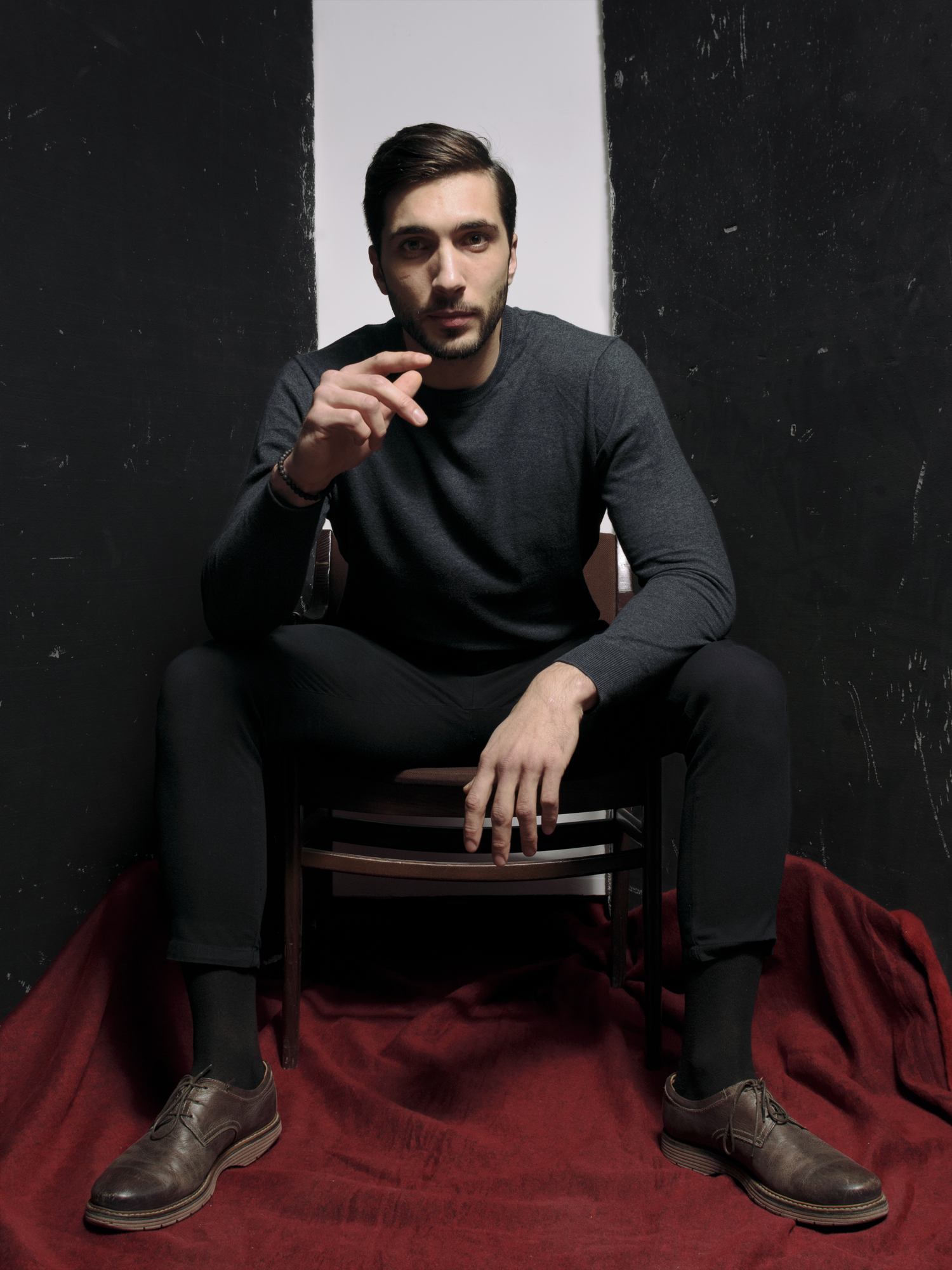 Mattia, portrait posed.