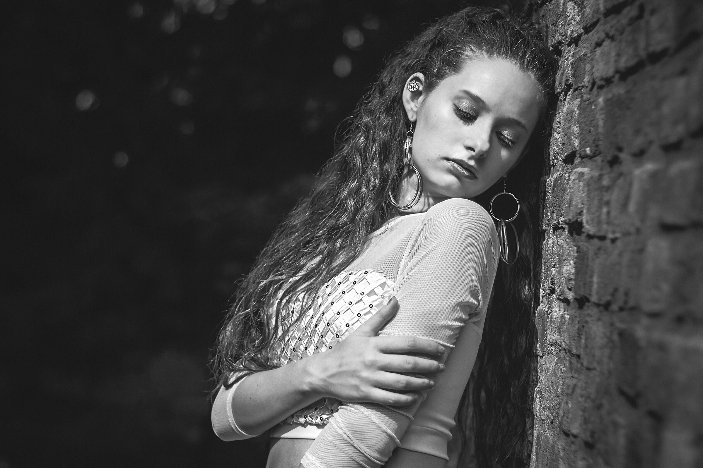 Jessica, scatto quarto, BN