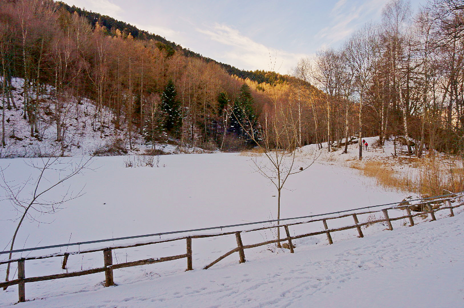 the frozen lake (val susa)