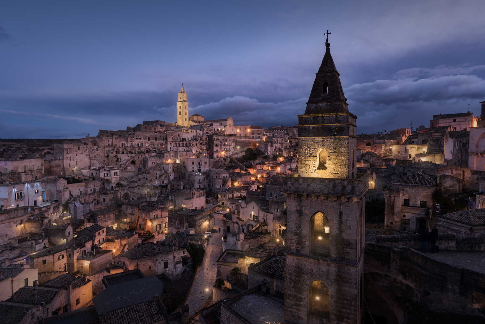 Matera at dusk