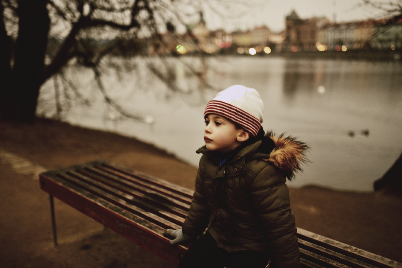Joel on the Moldava River