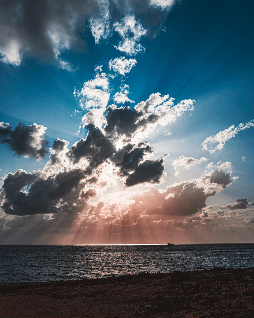 tramonto a lampedusa