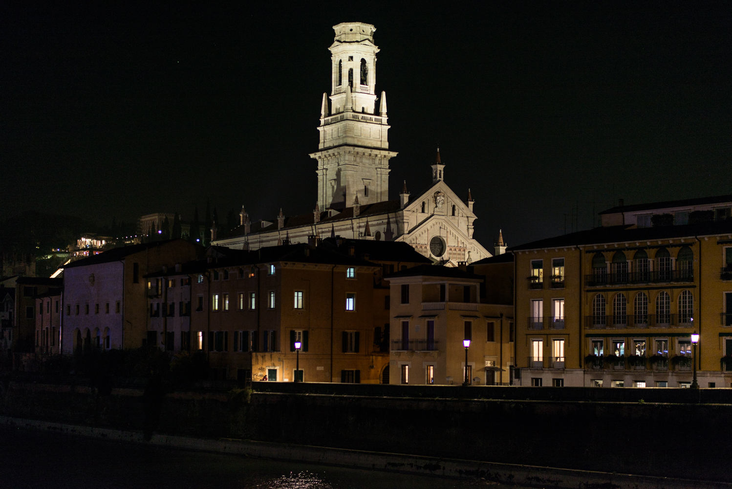 The bell tower of the Cathedral of Verona
