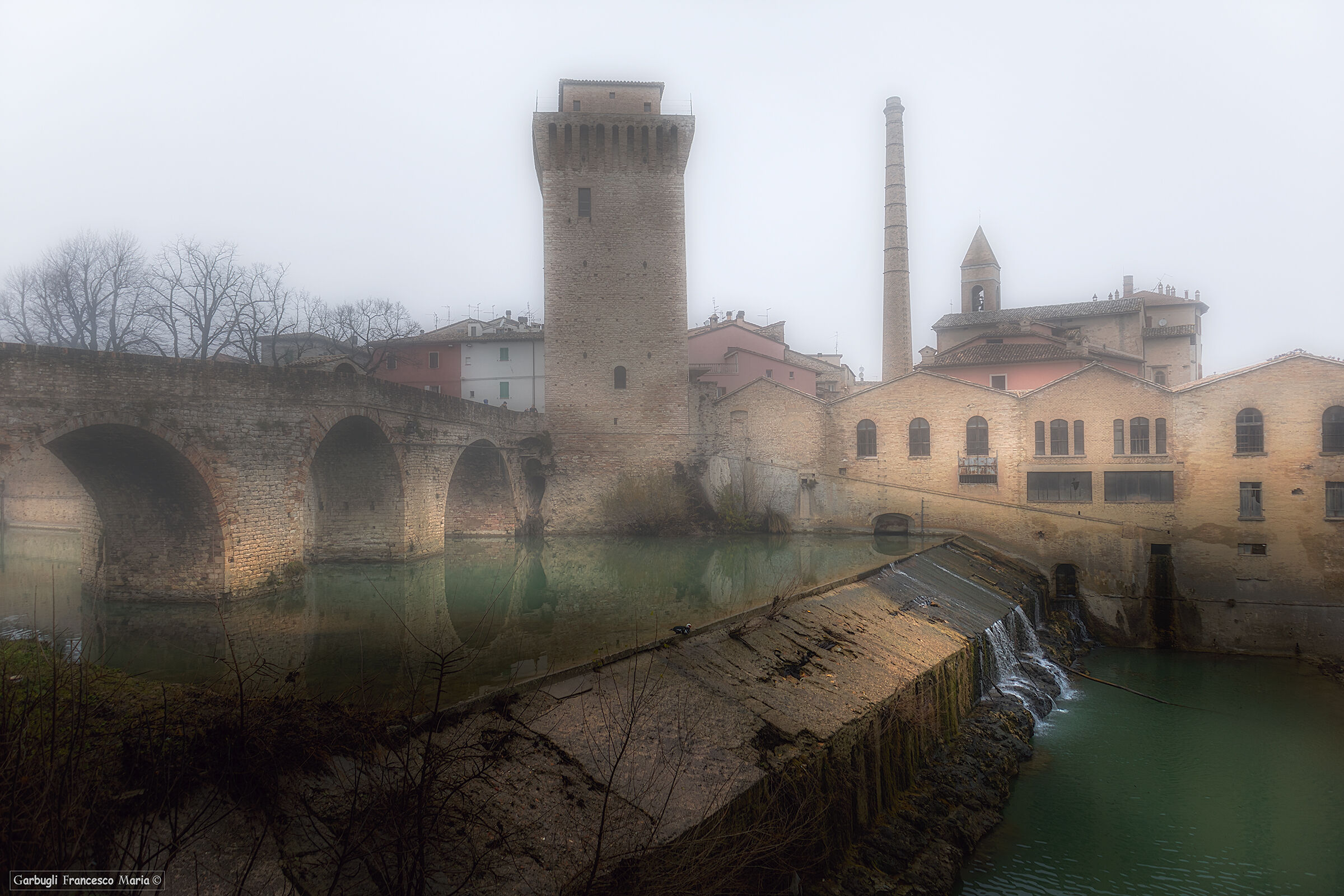 the fog in the bridge - Fermignano
