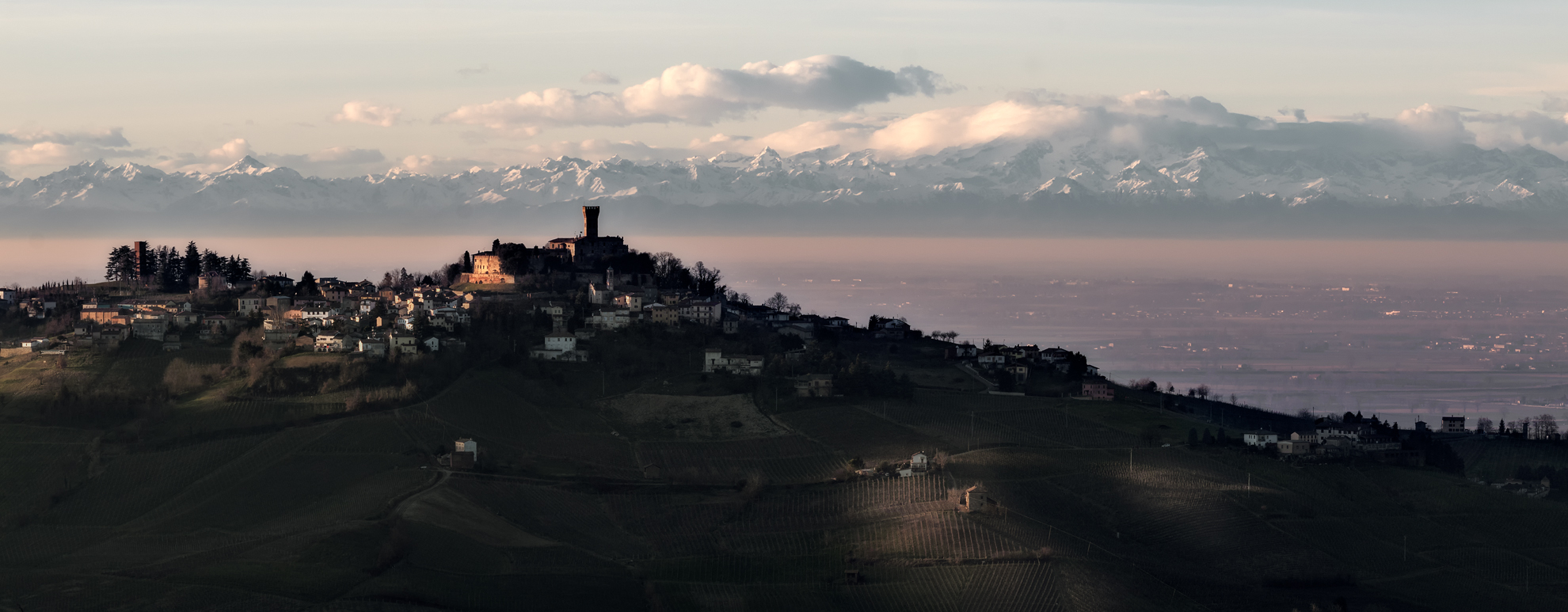 Cigognola e il monte rosa