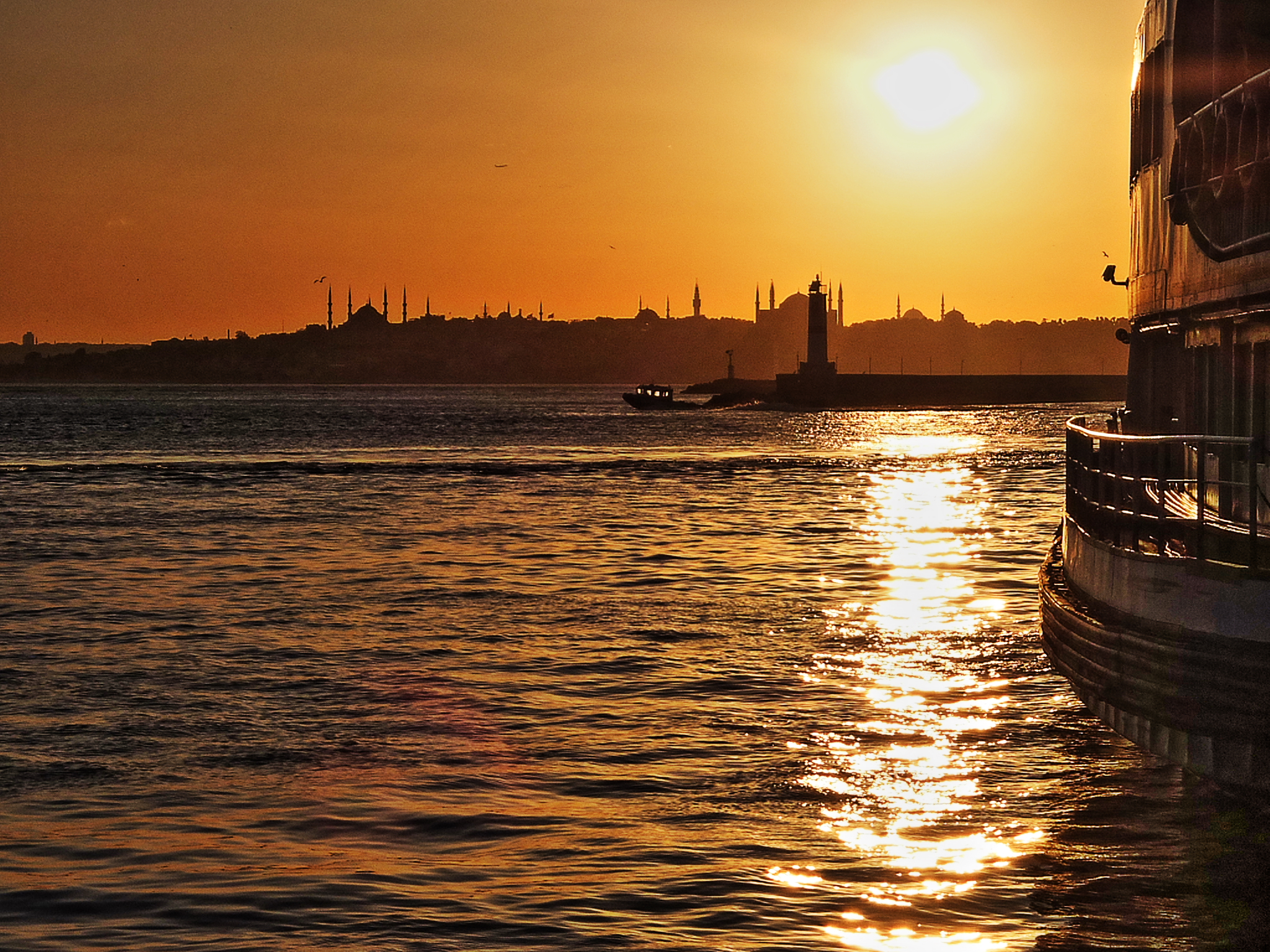 Sunset over the Bosphorus