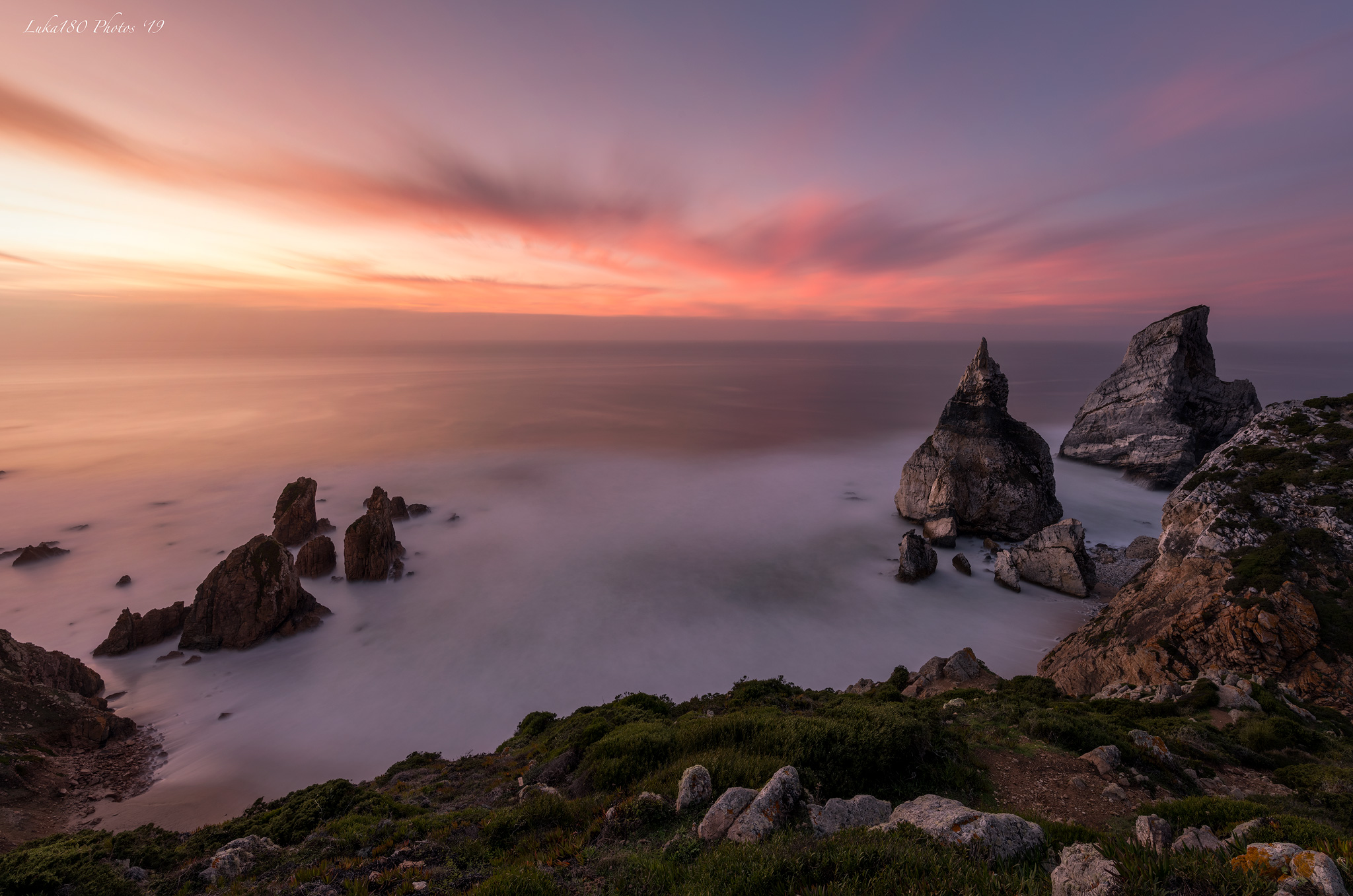 Praia Da Ursa Sunset