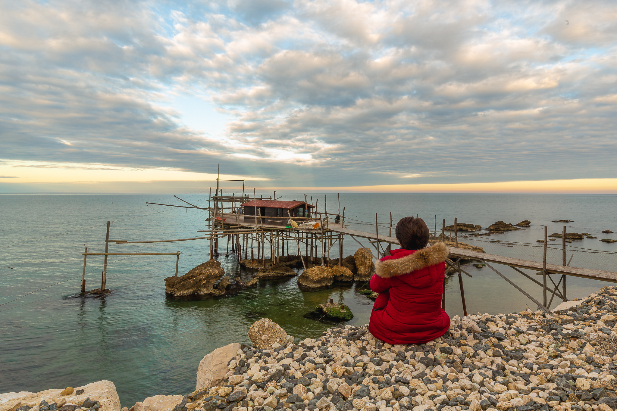 Waiting for sunset (self-timer)