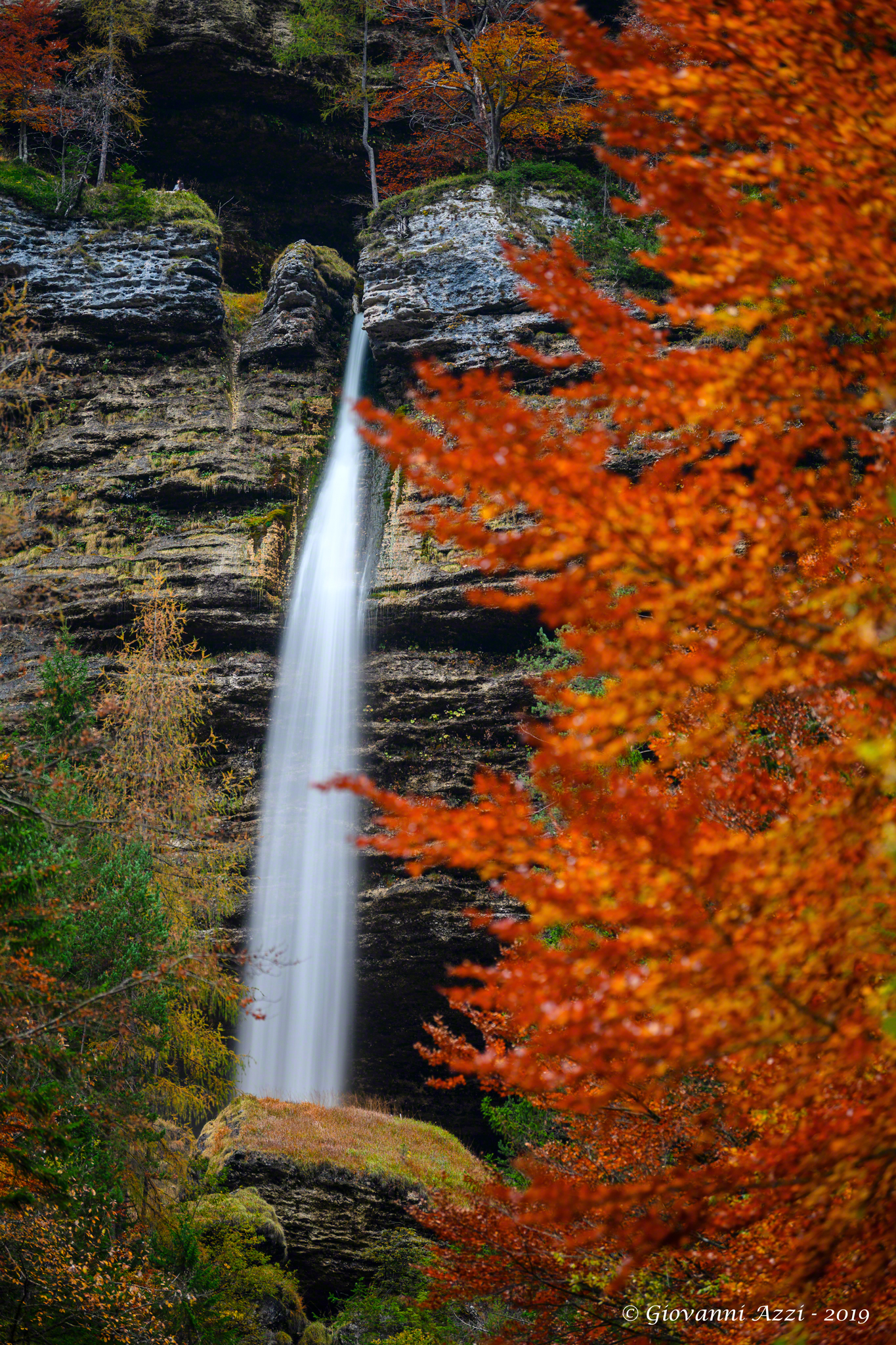 Cascata e autunno