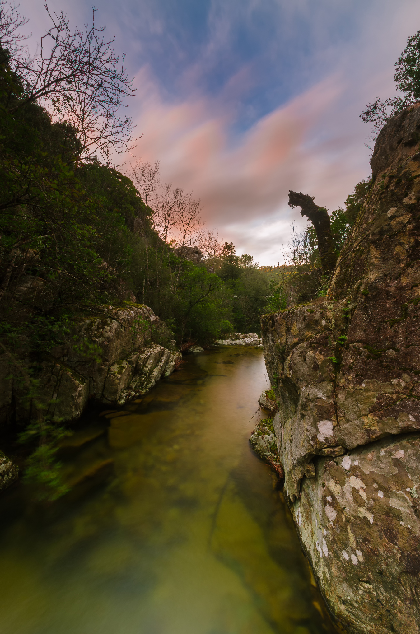 Tramonto sul monte Limbara