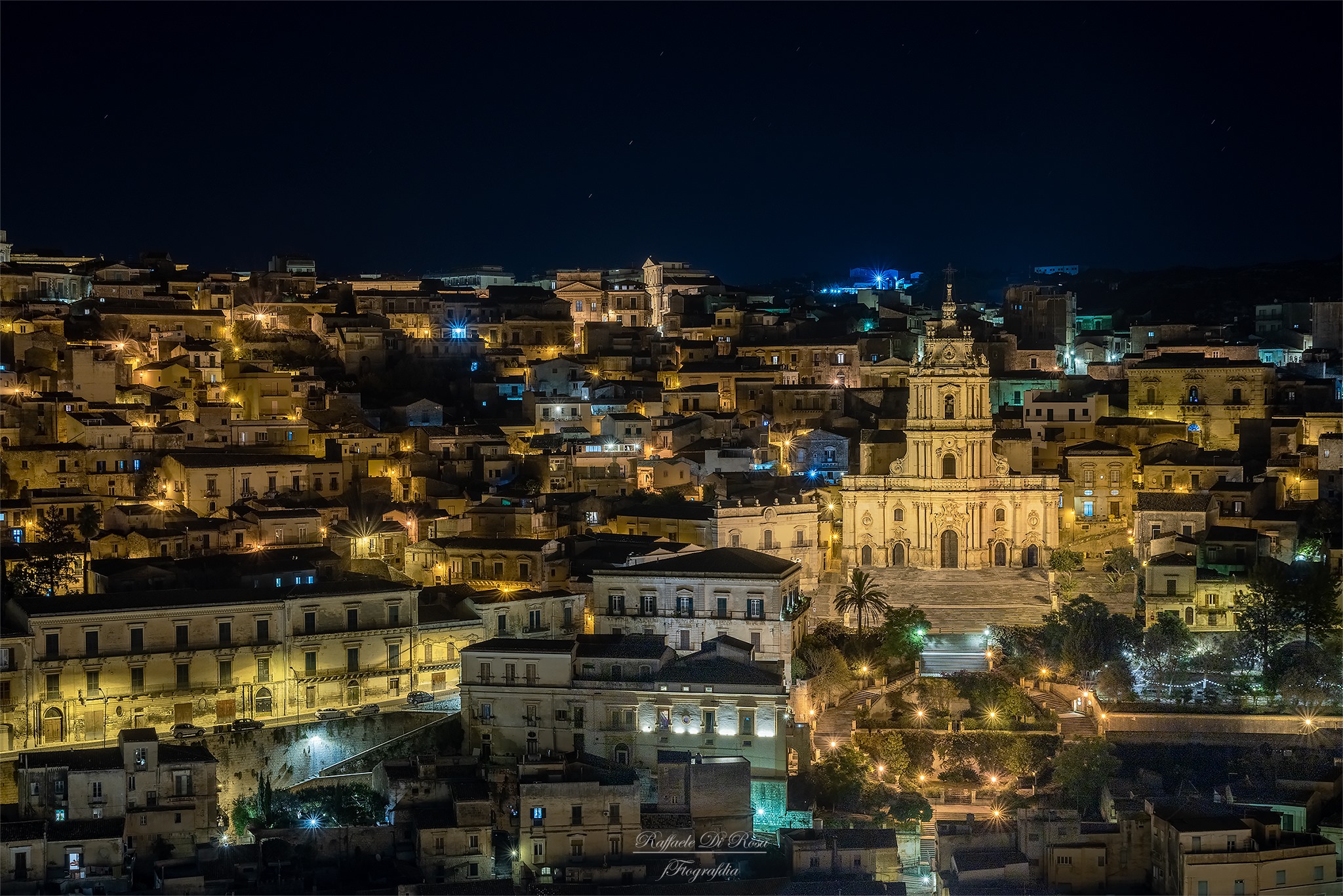 My city in multi-exposure