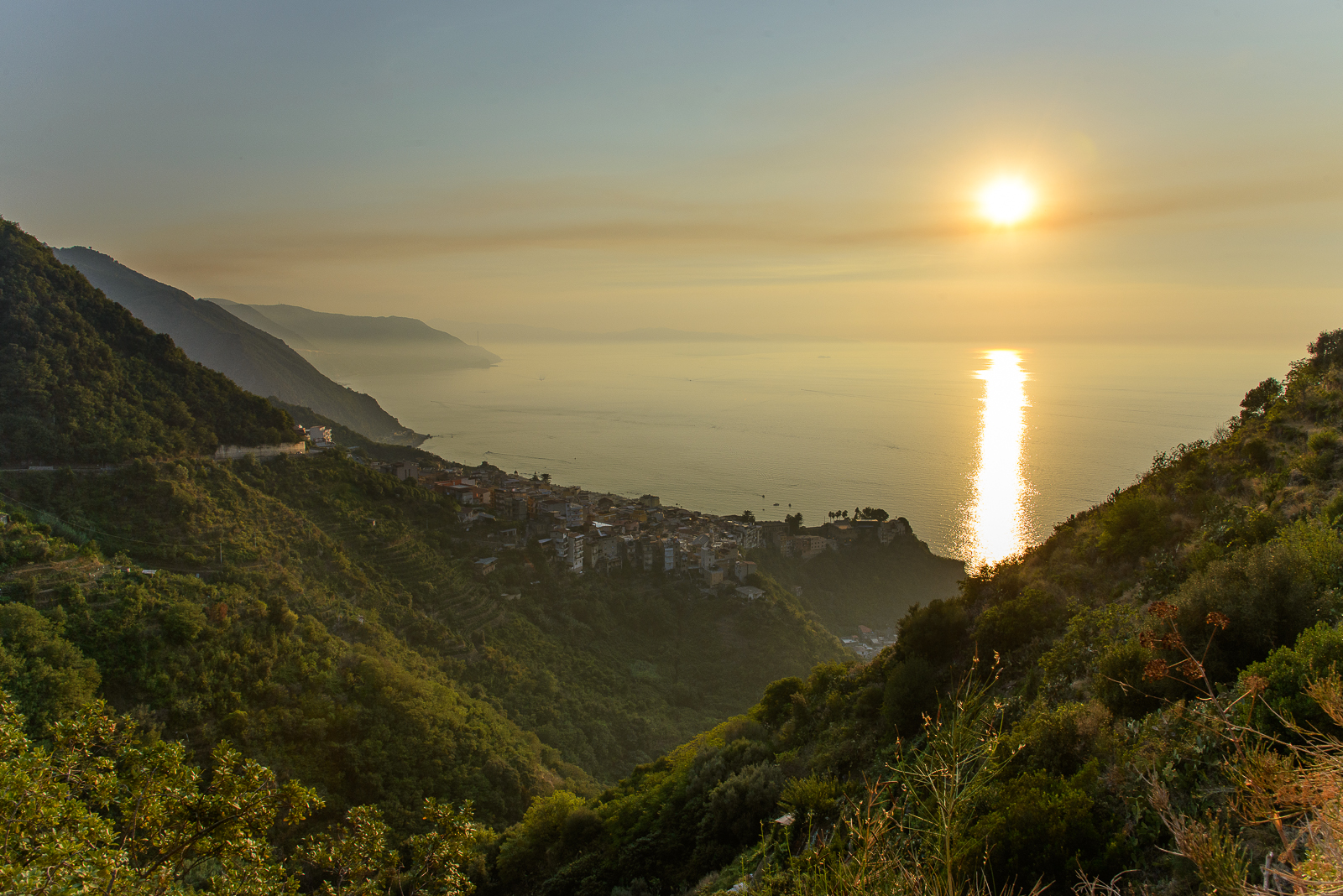 Tramonto a Bagnara Calabra
