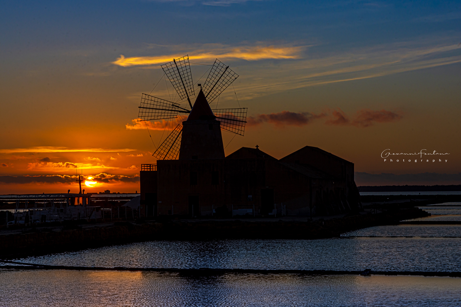 Tramonto allo Stagnone