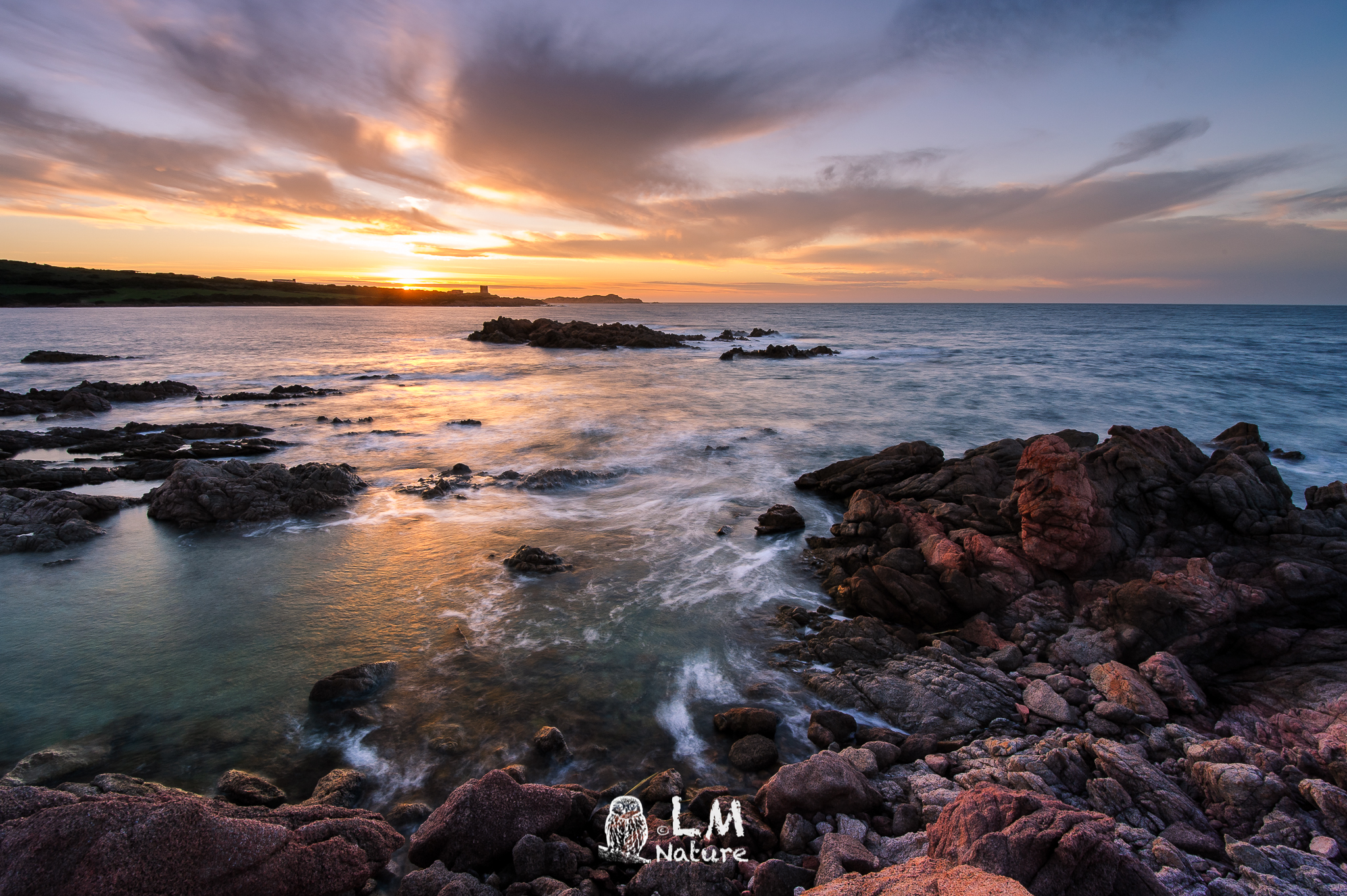 Sunset at the Red Island
